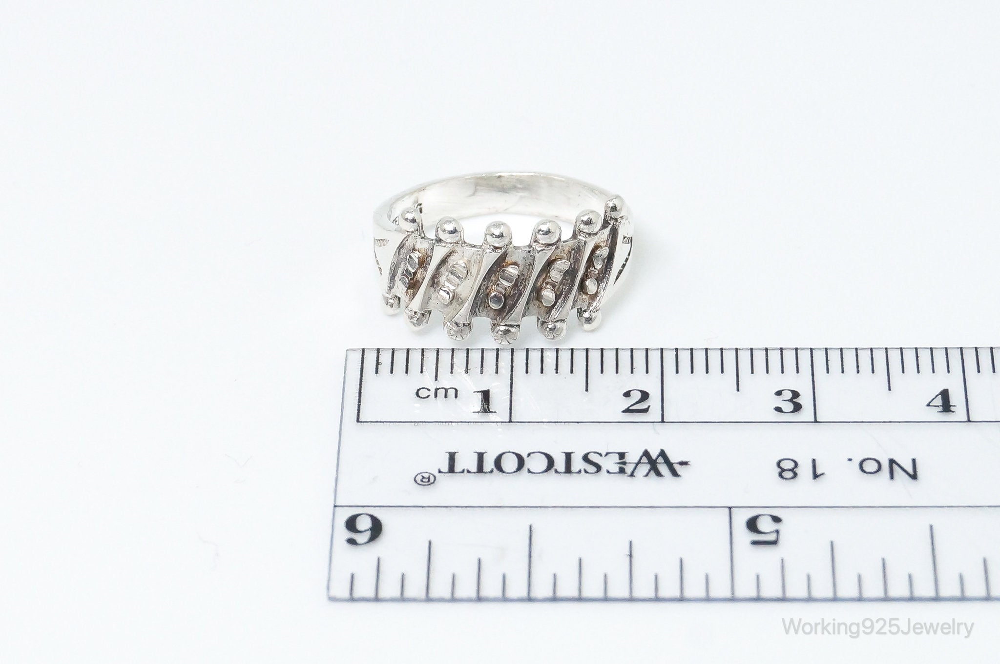 Vintage Native Bell Trading Company Sterling Silver Ring - Size 4.75