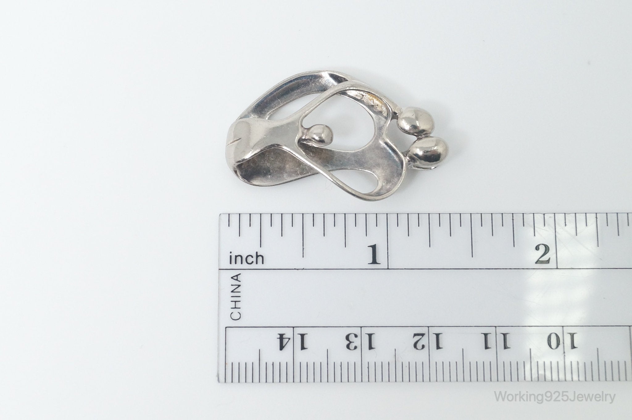 Vintage Native American Carolyn Pollack Relios Family Sterling Silver Pendant