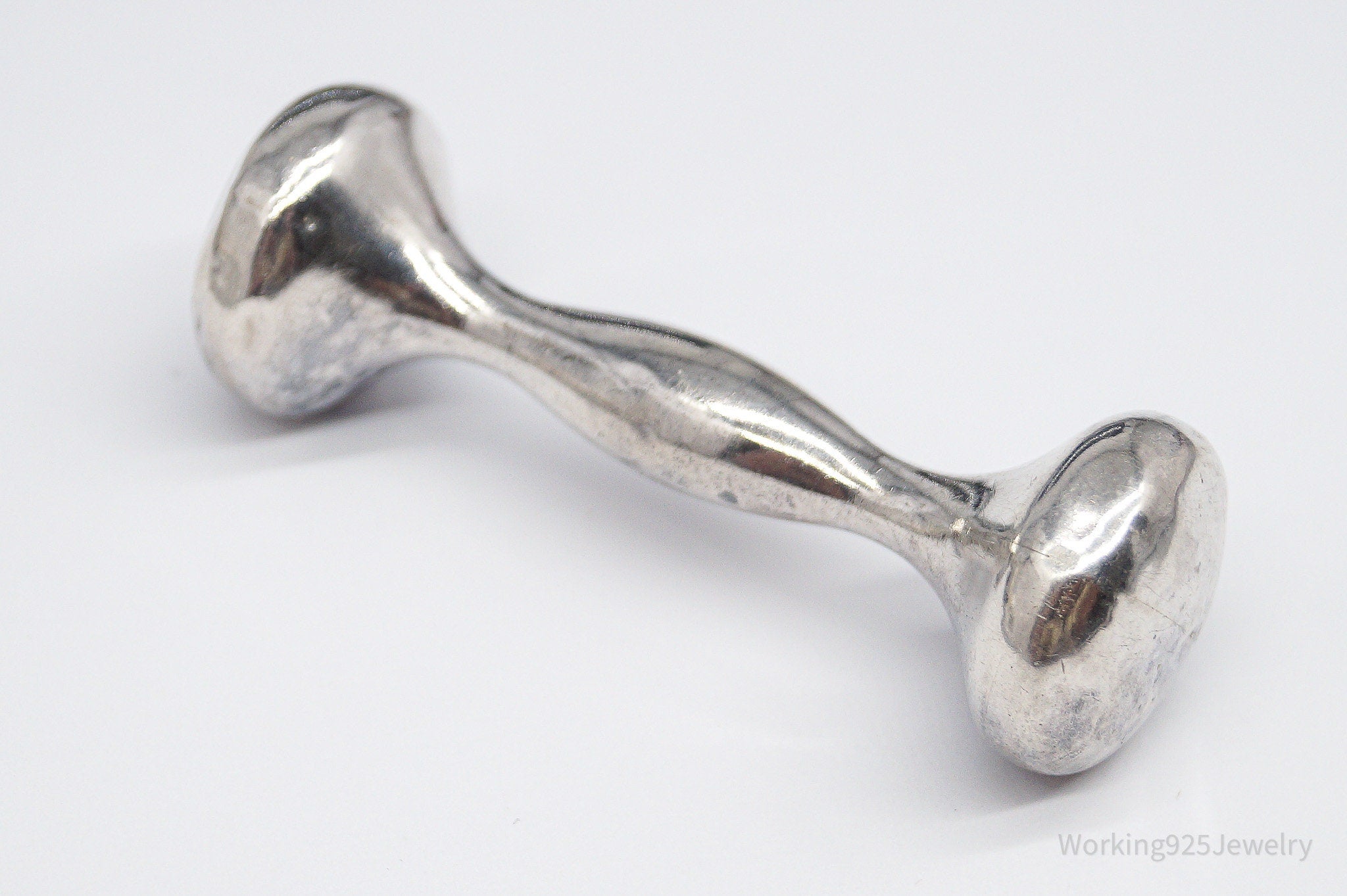 Antique Designer Gorham Large 1827 Sterling Silver Baby Rattle