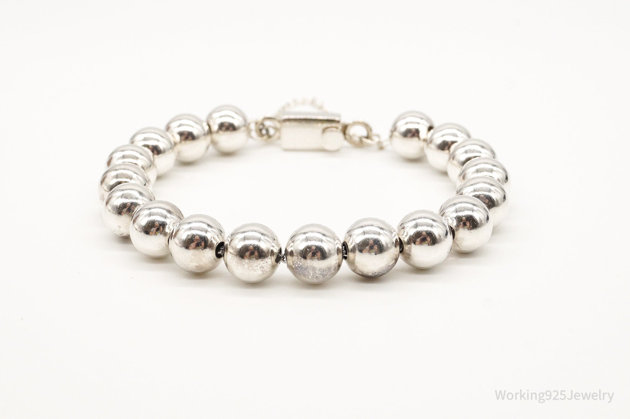 Designer Silpada Beaded Sterling Silver Bracelet