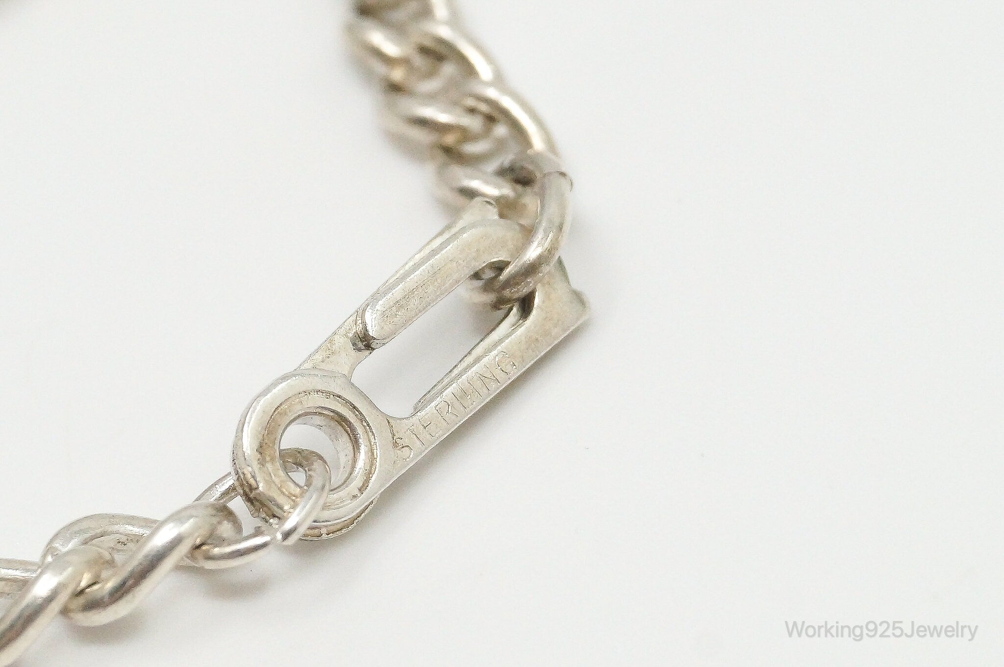 Antique Sterling Silver Chain Bracelet