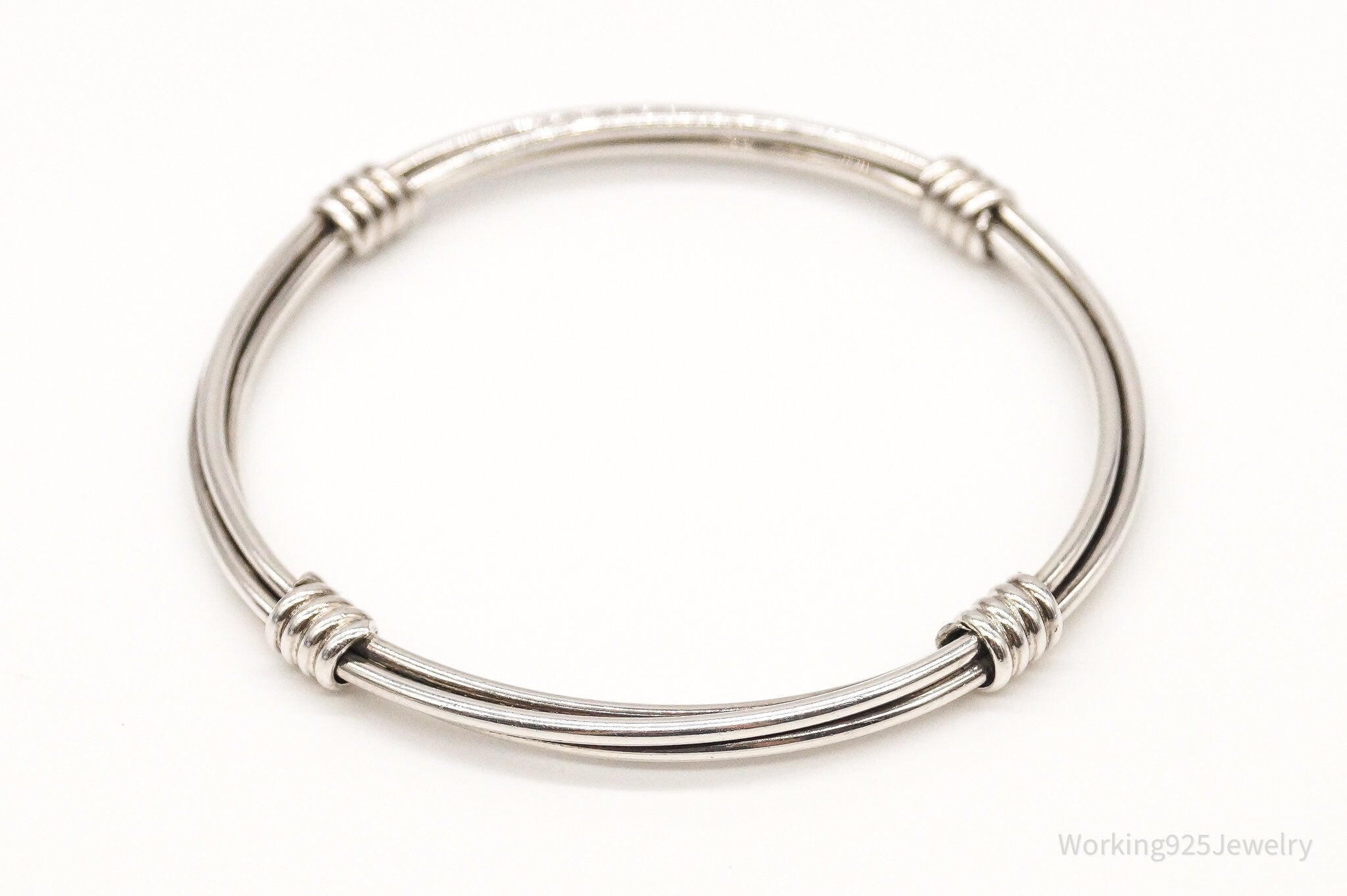 Designer BA Suarti Sterling Silver Bangle Bracelet