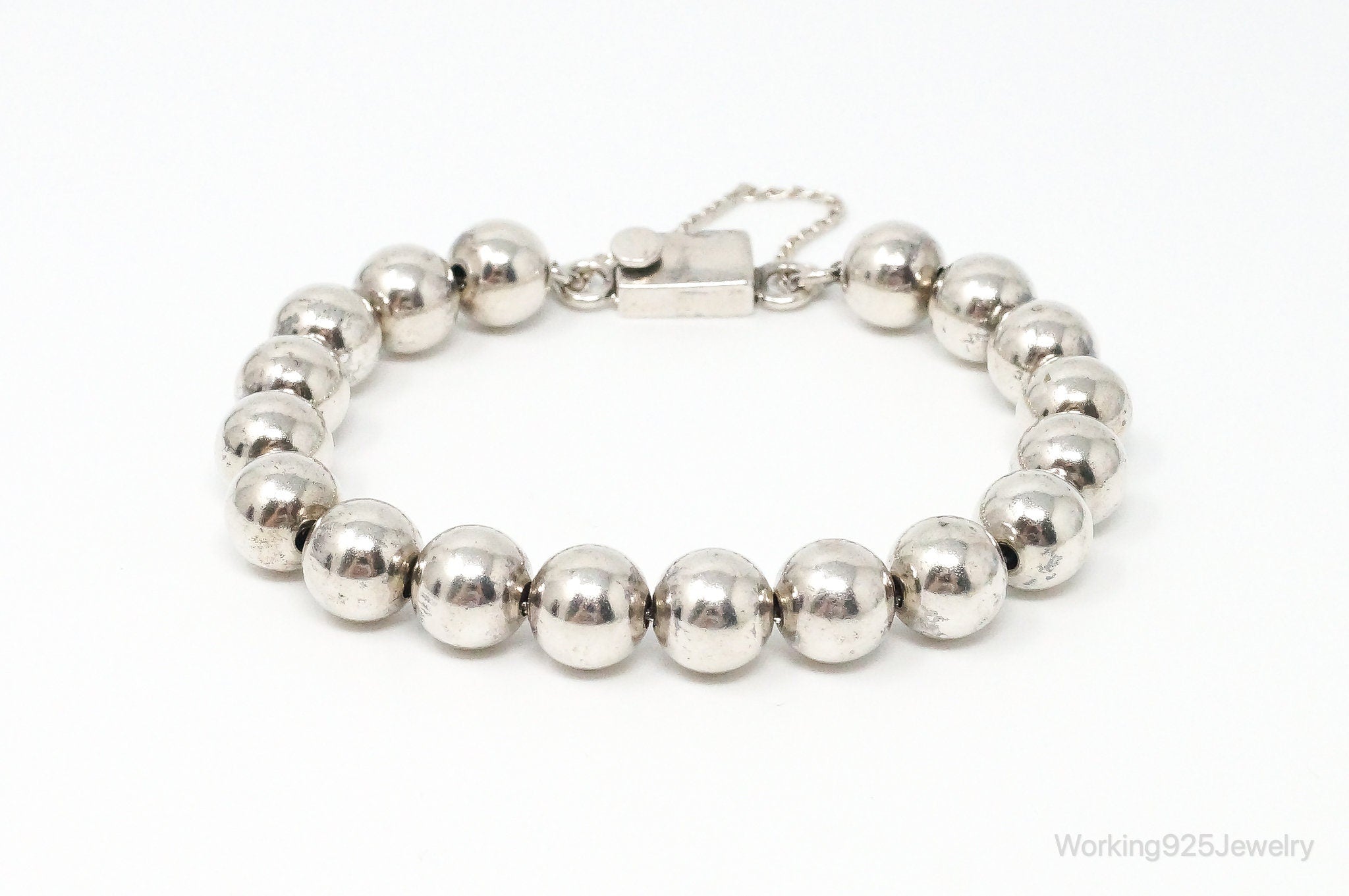 Designer Silpada Beaded Sterling Silver Bracelet