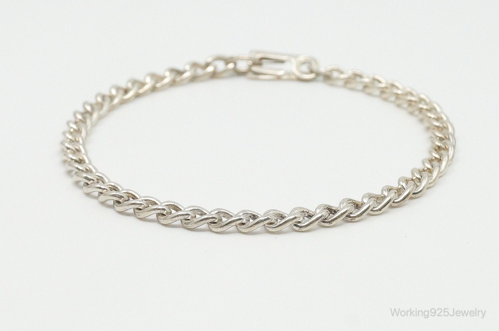 Antique Sterling Silver Chain Bracelet