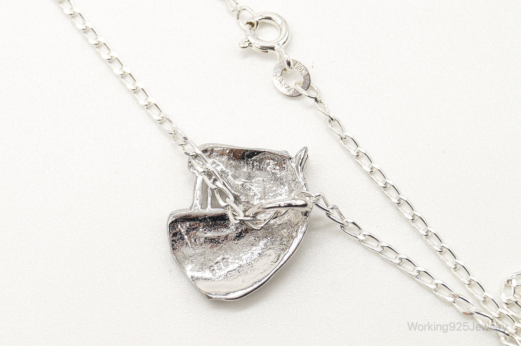 Vintage Horse Lover Sterling Silver Necklace