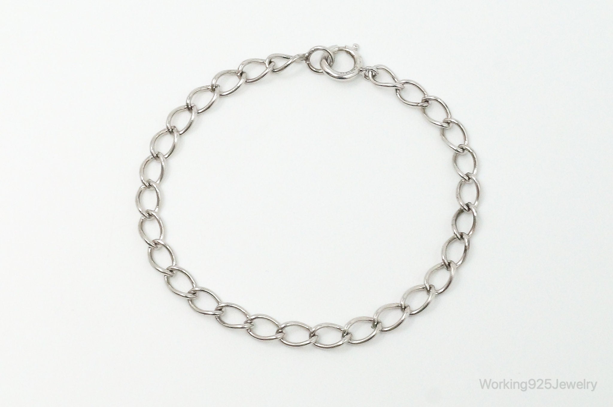 Antique Sterling Silver Chain Bracelet