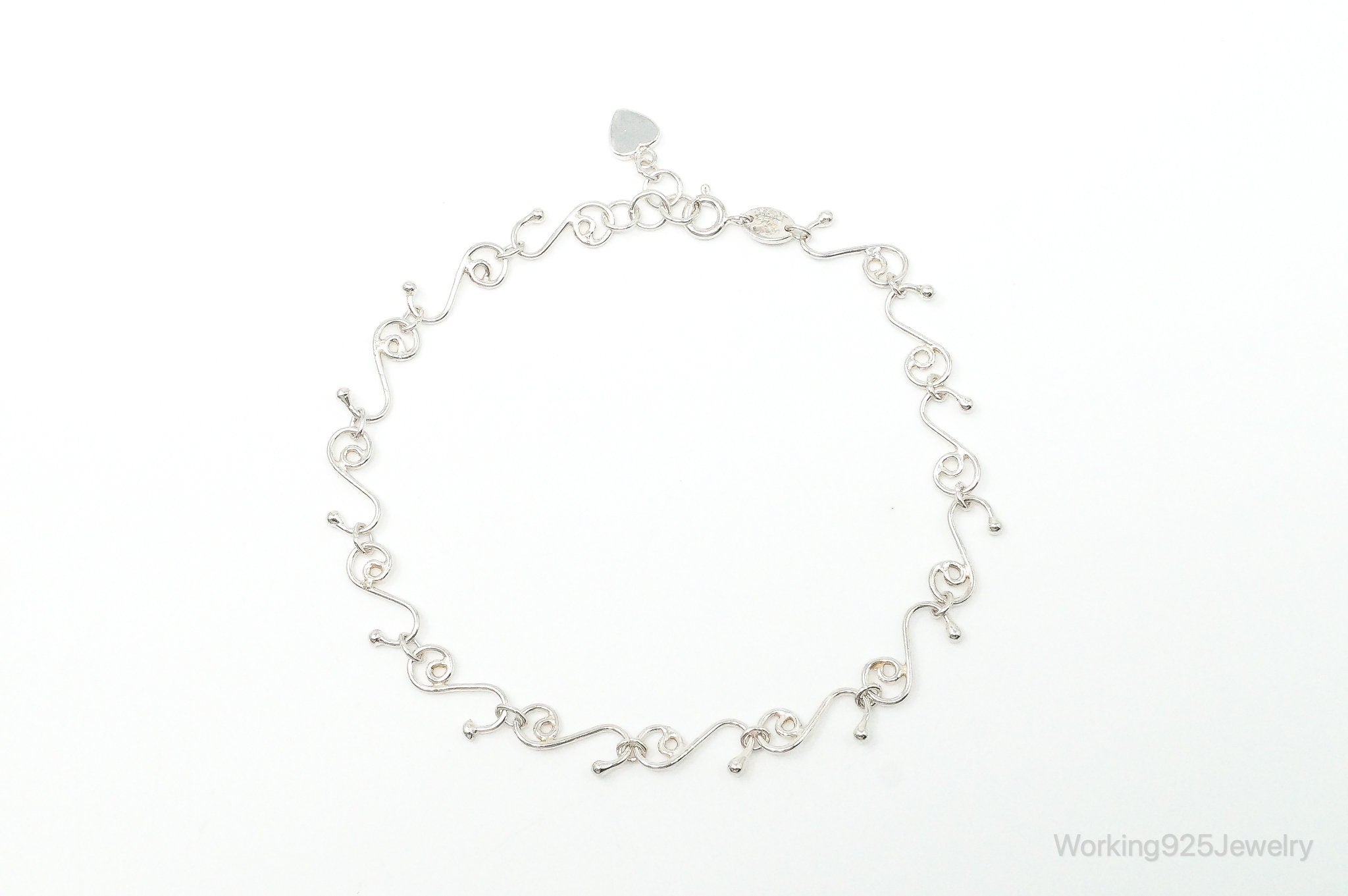 Designer Silpada Sterling Silver Anklet