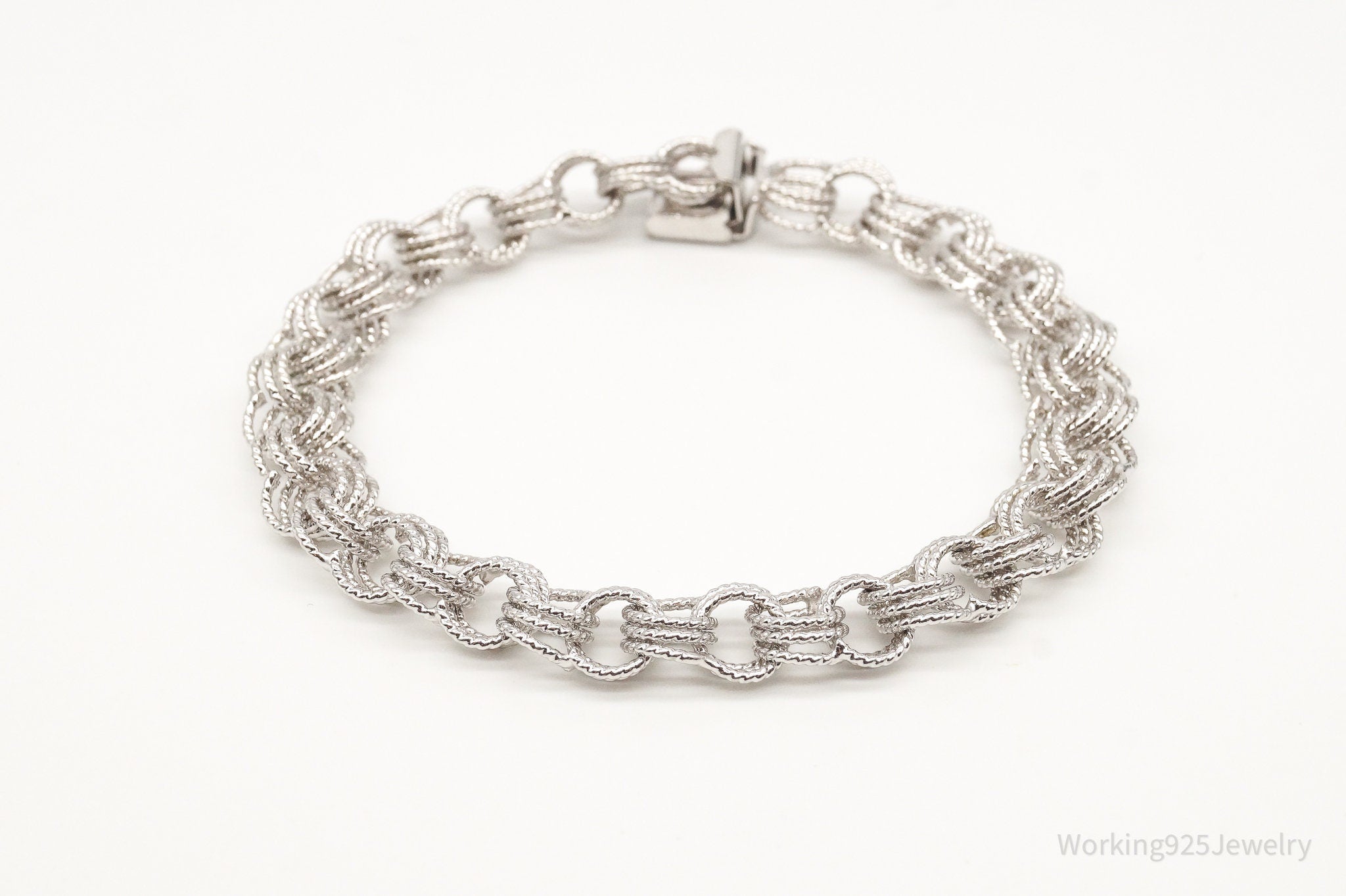 Antique Sterling Silver Chainlink Bracelet