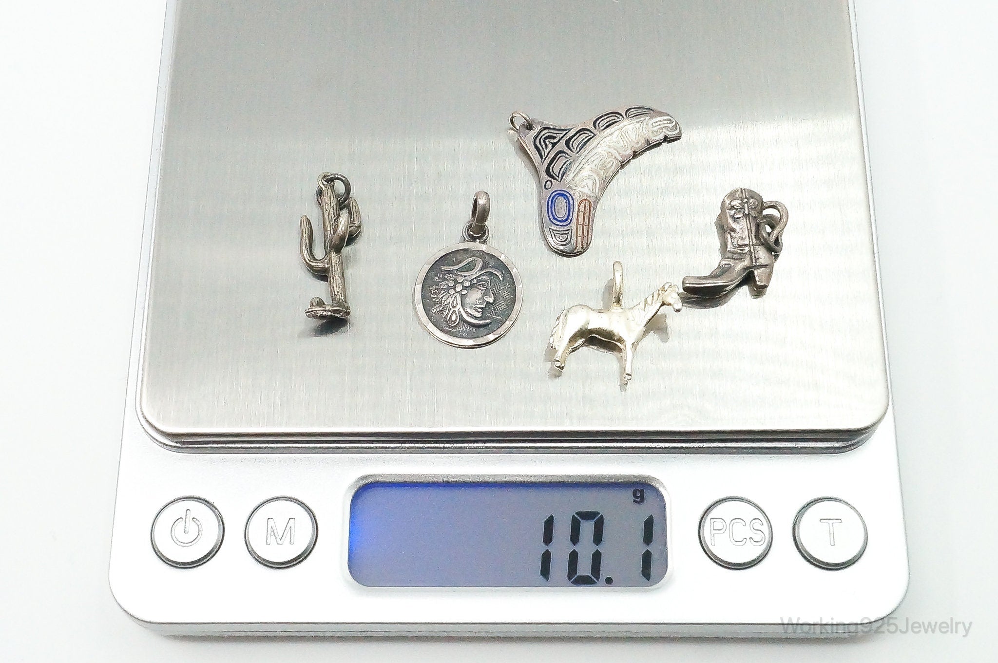 Vintage Antique Native Western Sterling Silver Charms Lot