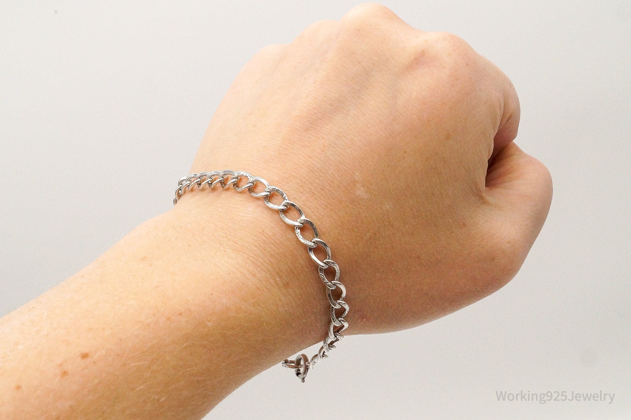 Antique Sterling Silver Chainlink Bracelet