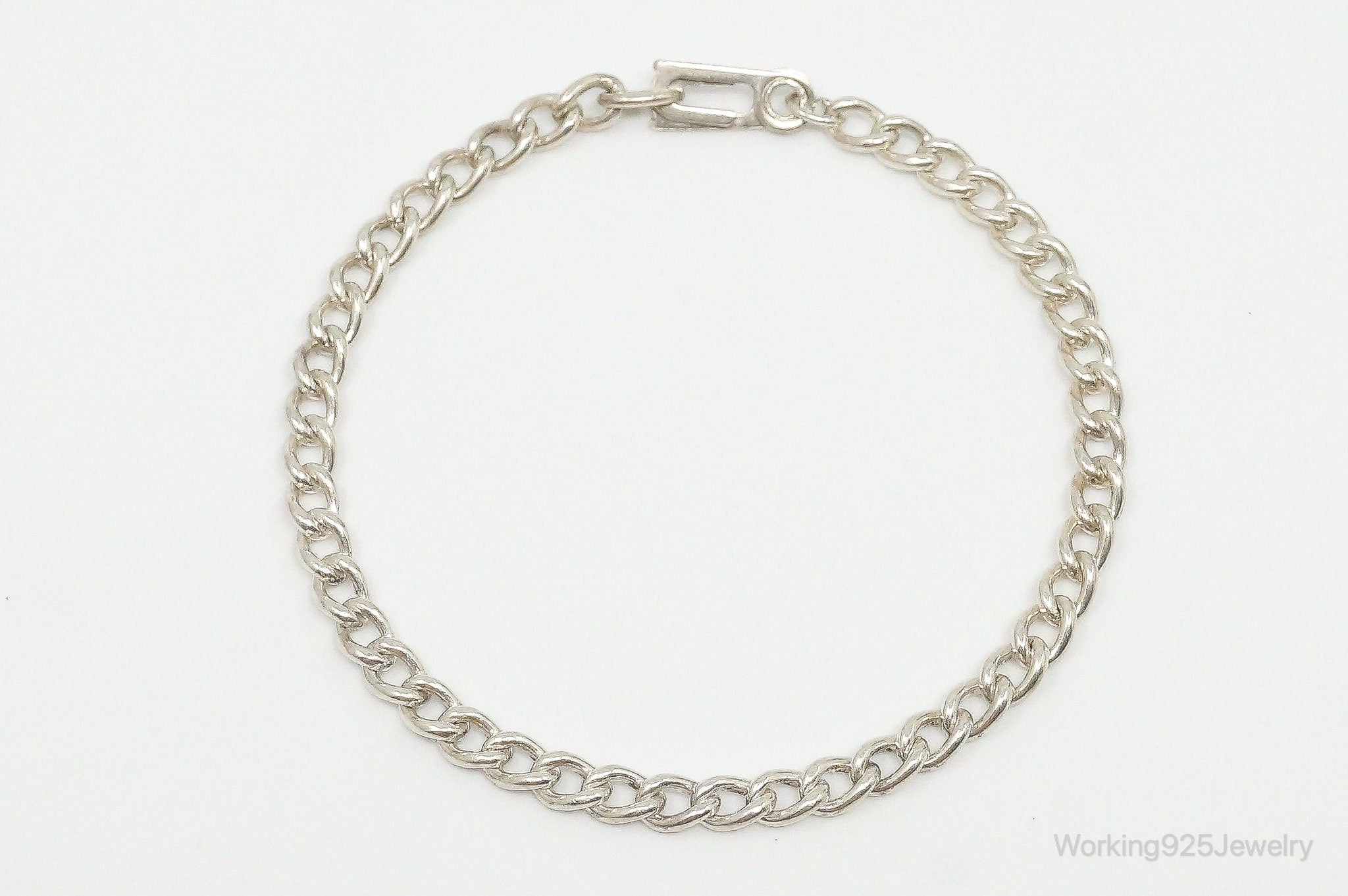 Antique Sterling Silver Chain Bracelet