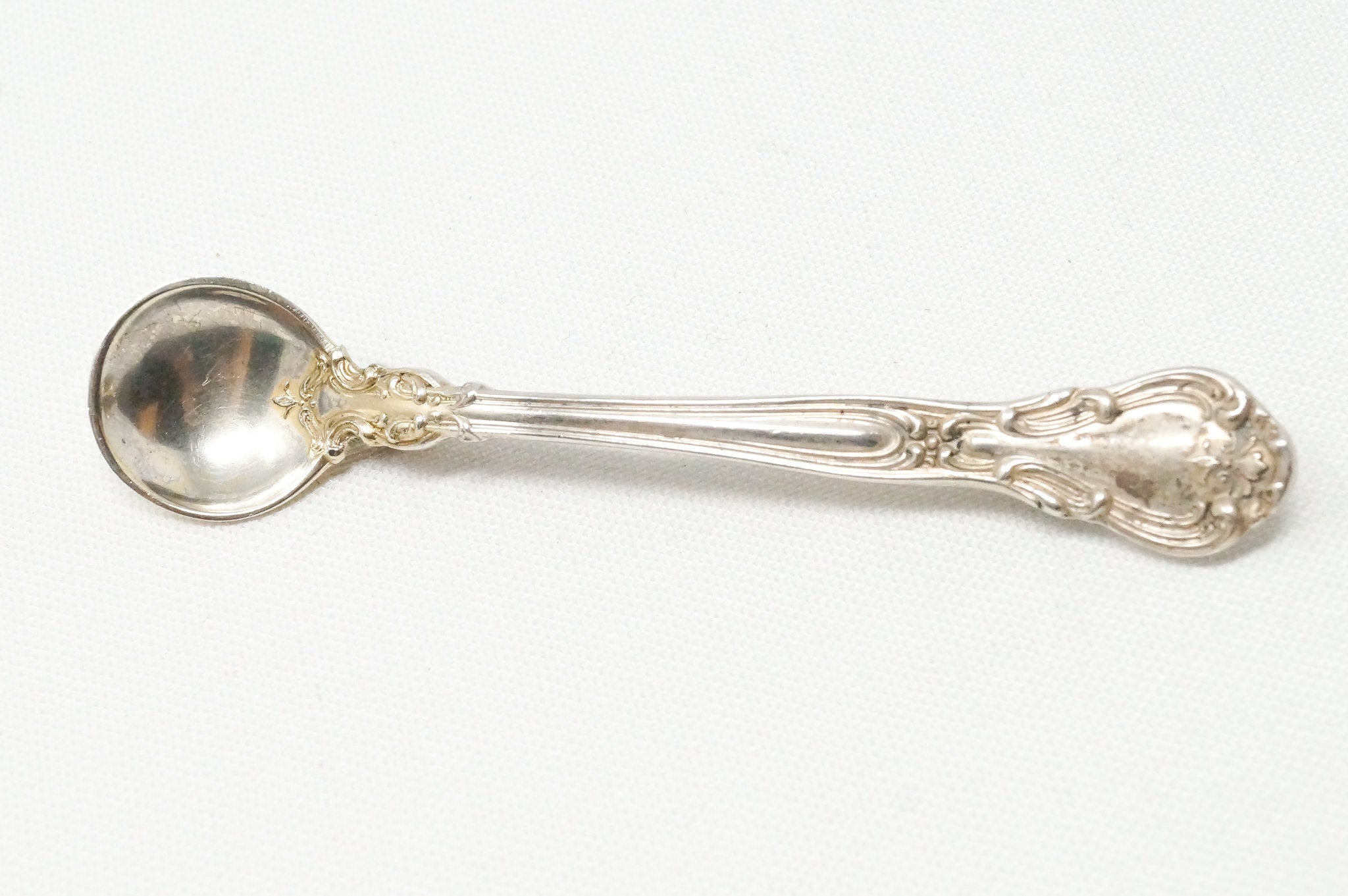 Antique GORHAM Eloquence Floral Spoon Sterling Silver Brooch Pin