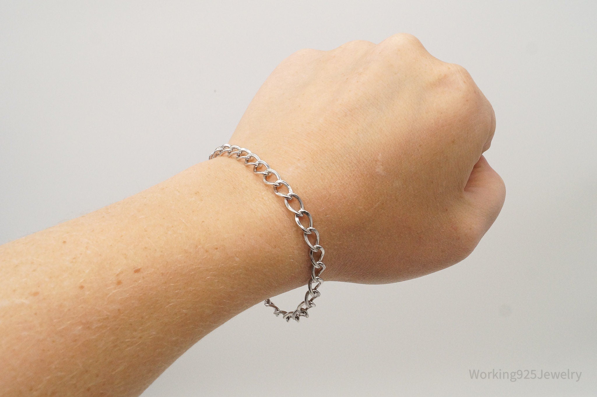 Antique Sterling Silver Chainlink Bracelet