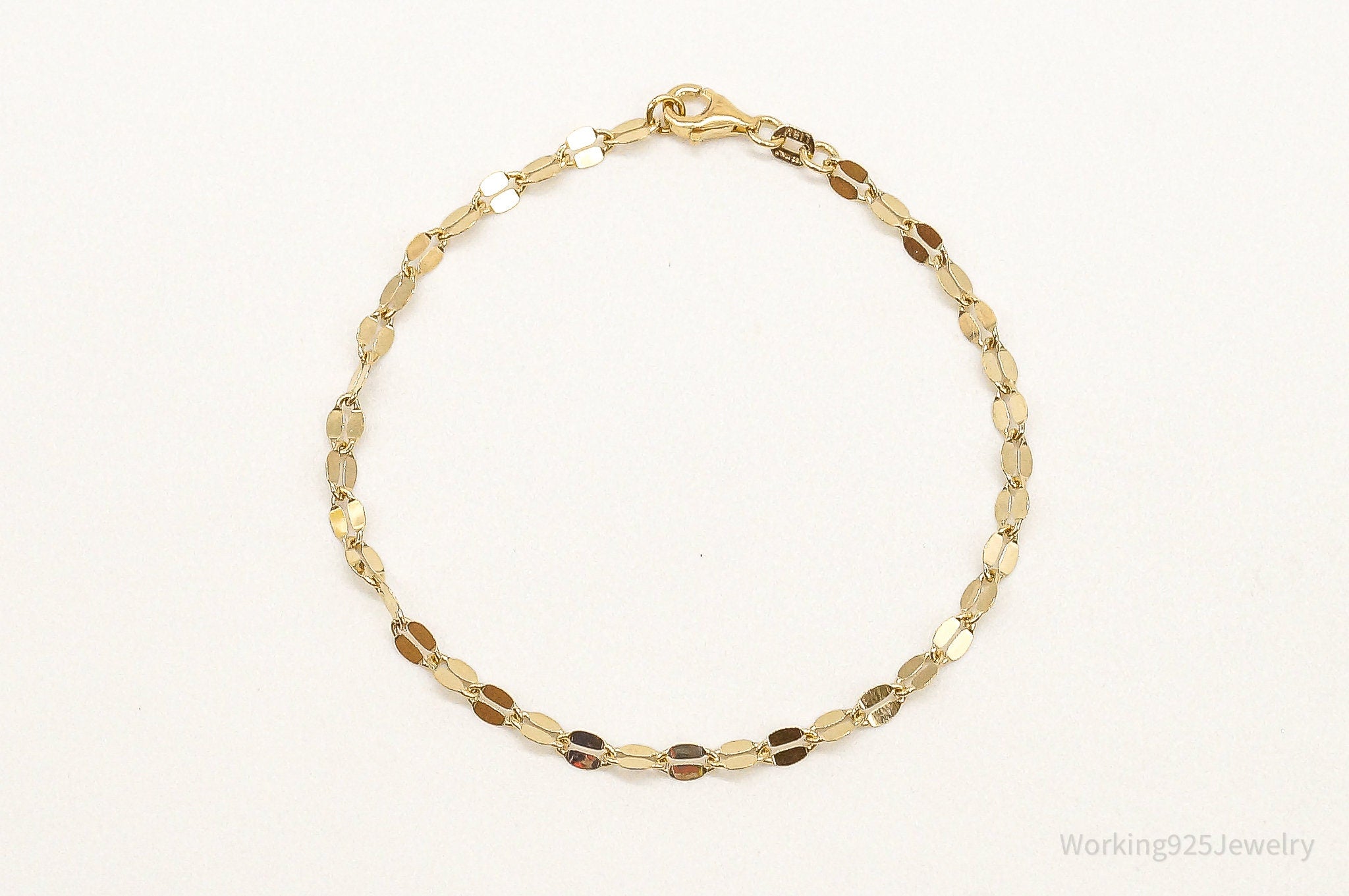 Vintage Italian Designer LIRM Gold Vermeil Sterling Silver Bracelet