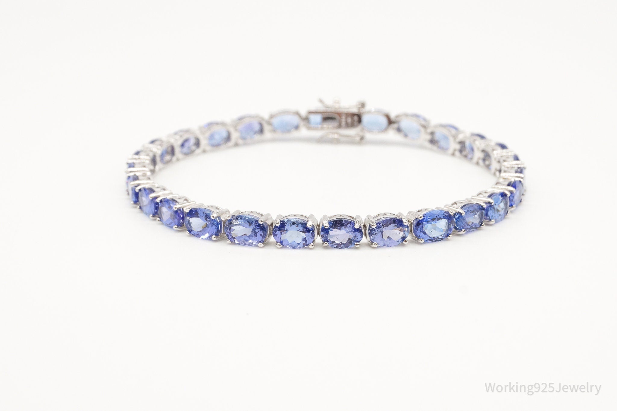 Vintage Iolite Sterling Silver Bracelet