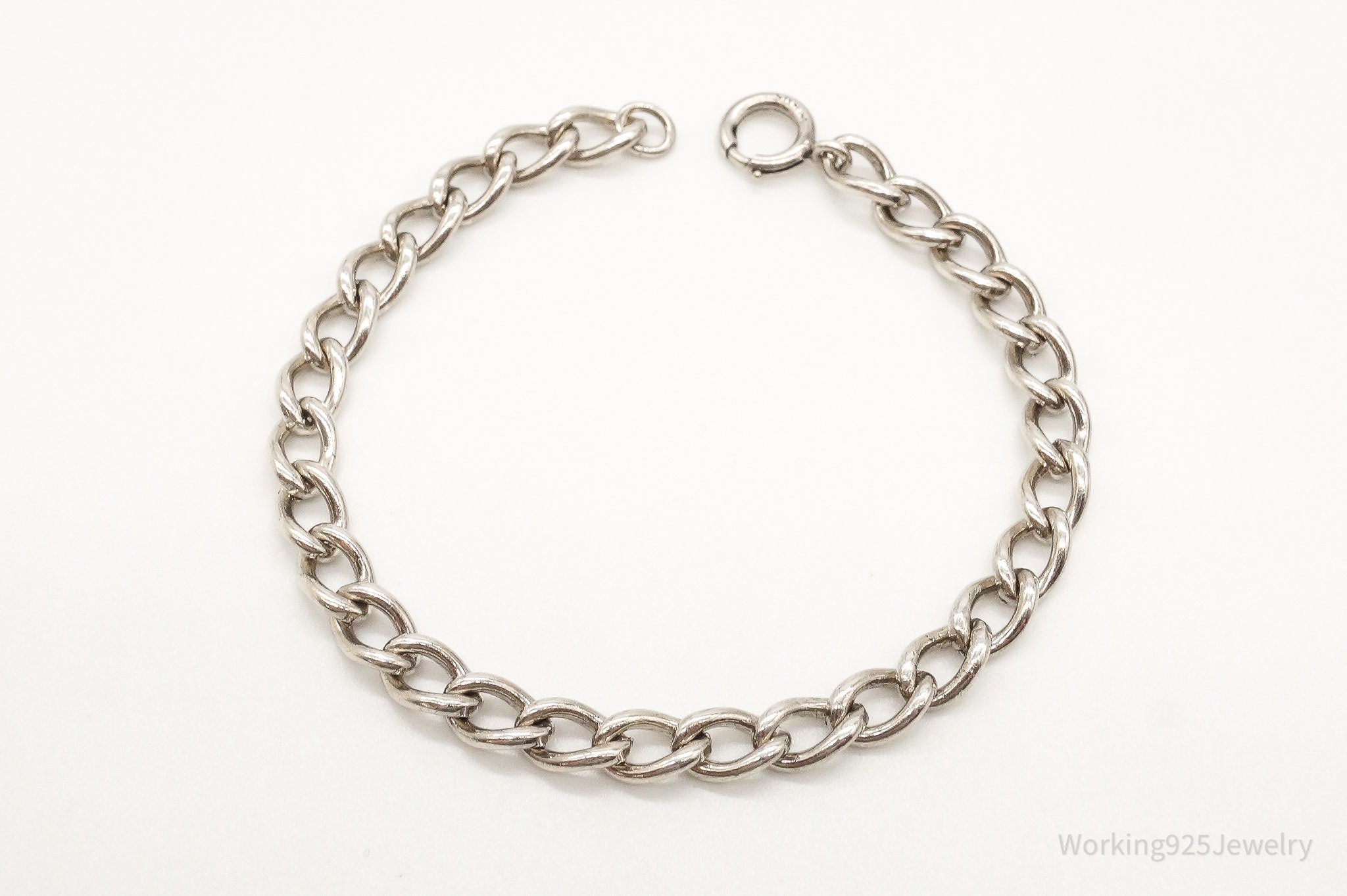 Antique Sterling Silver Chainlink Bracelet