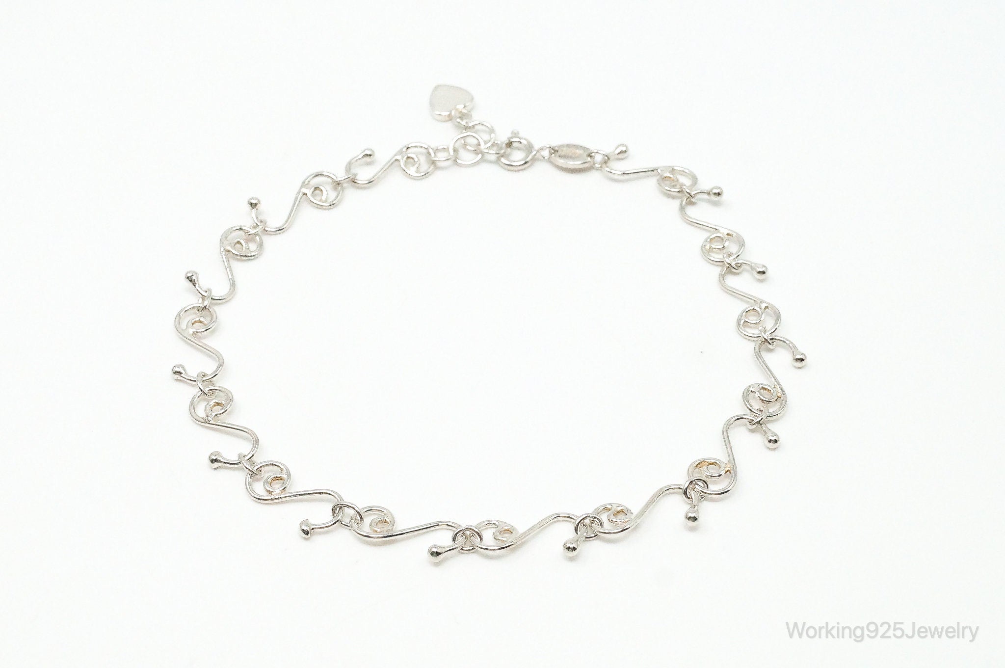 Designer Silpada Sterling Silver Anklet