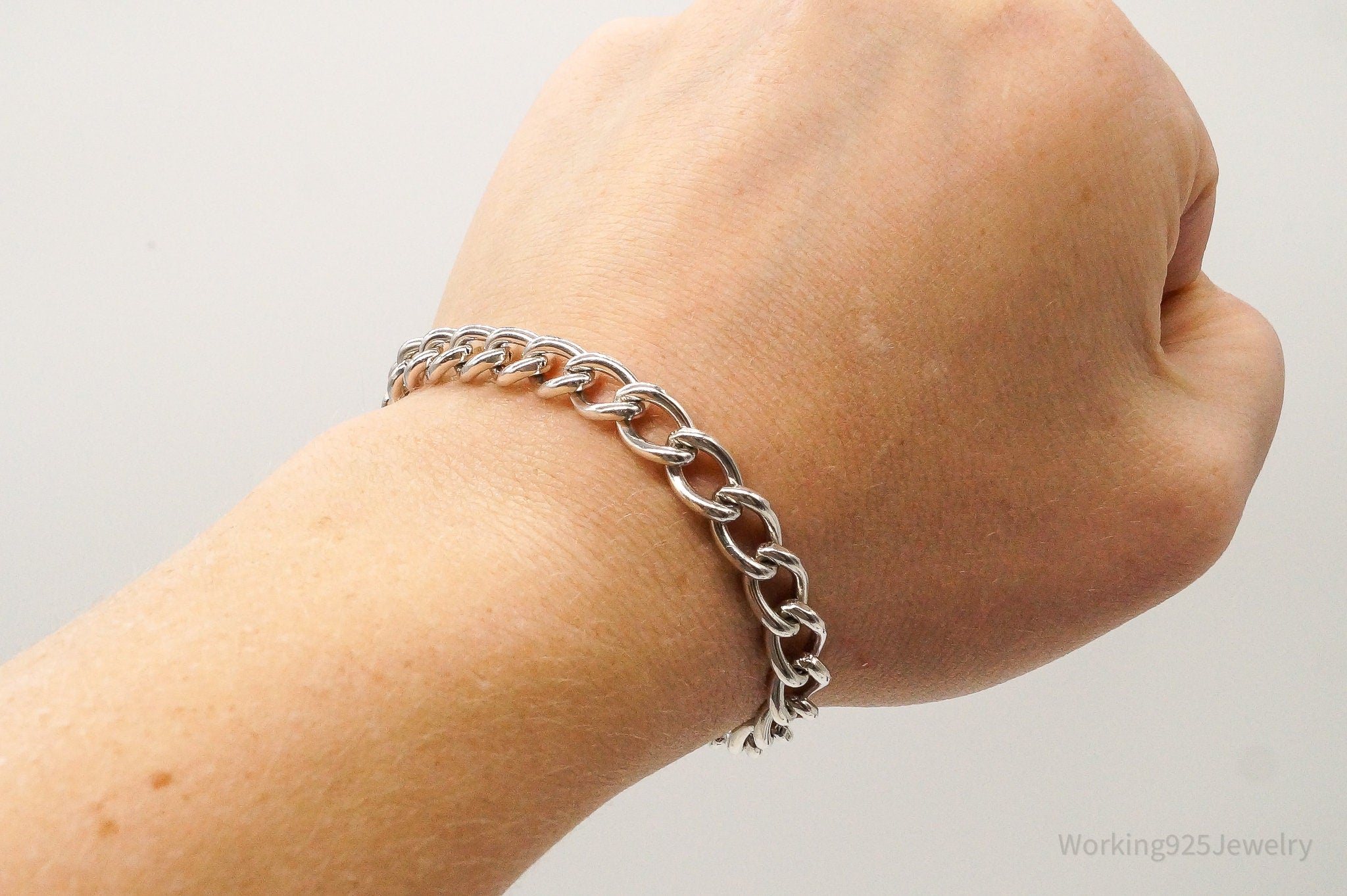 Antique Sterling Silver Chainlink Bracelet