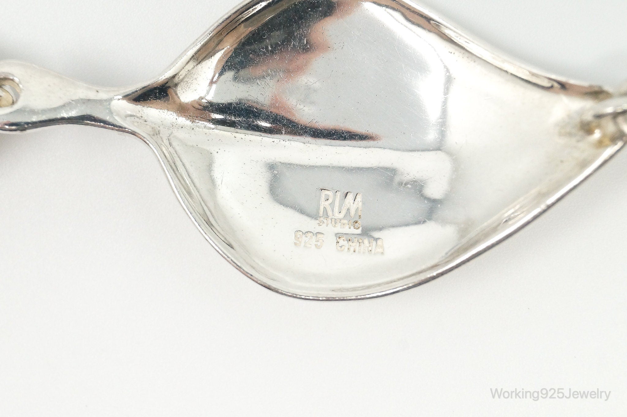 Robert Lee Morris RLM Leaf Link Modernist Sterling Silver Bracelet