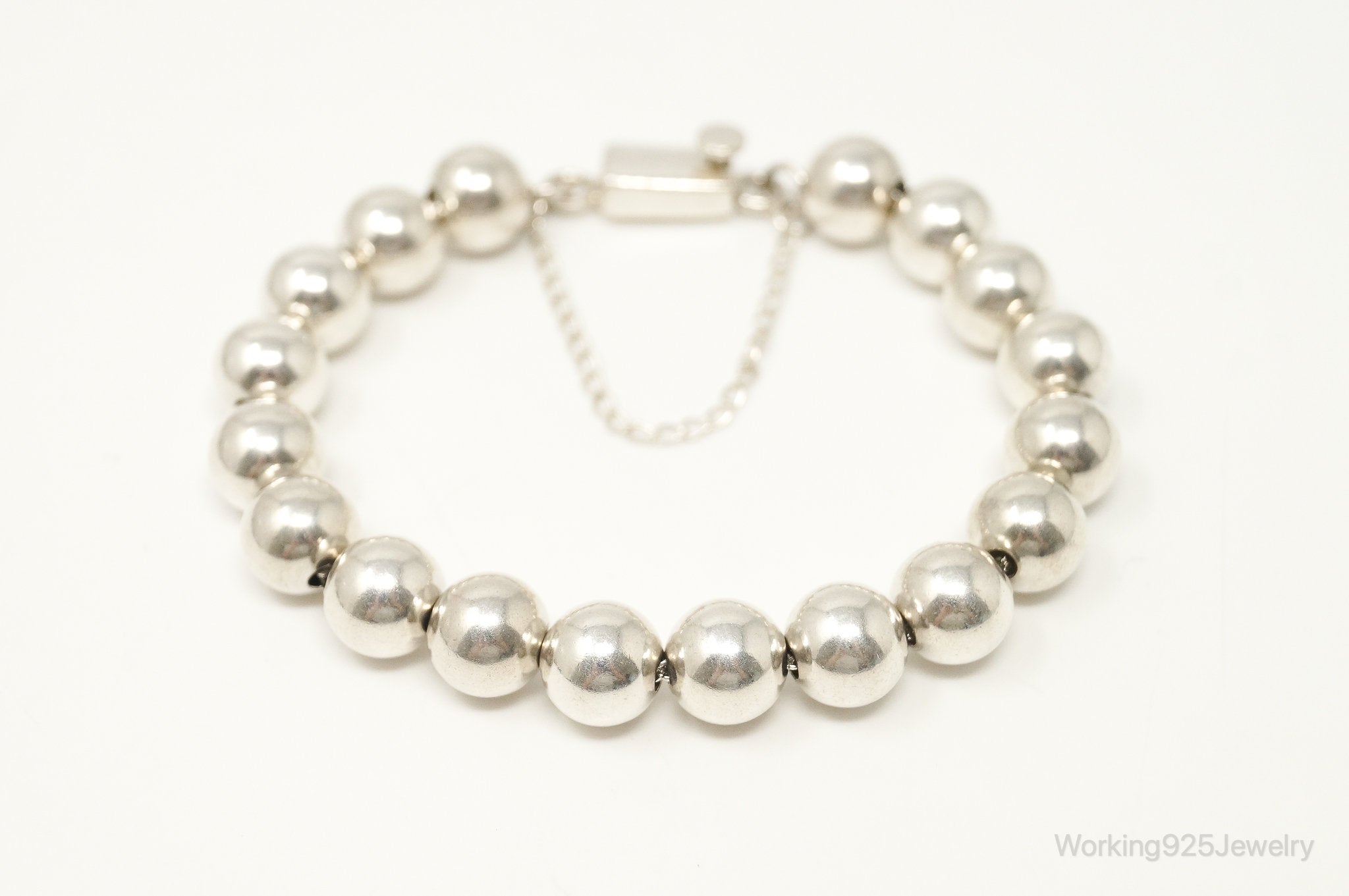 Designer Silpada Beaded Sterling Silver Bracelet