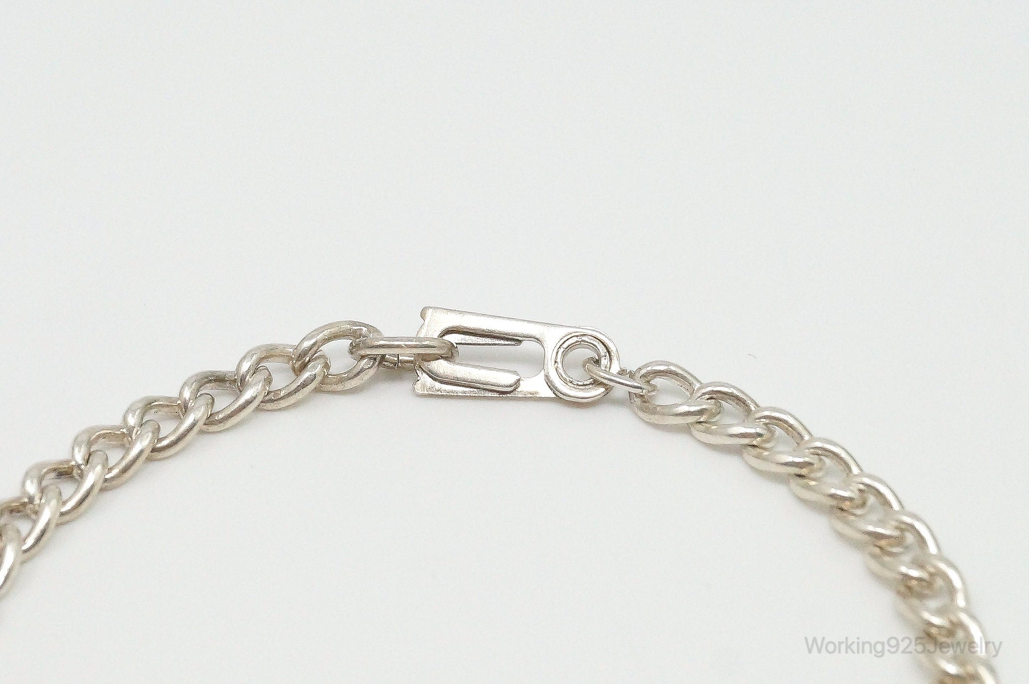 Antique Sterling Silver Chain Bracelet