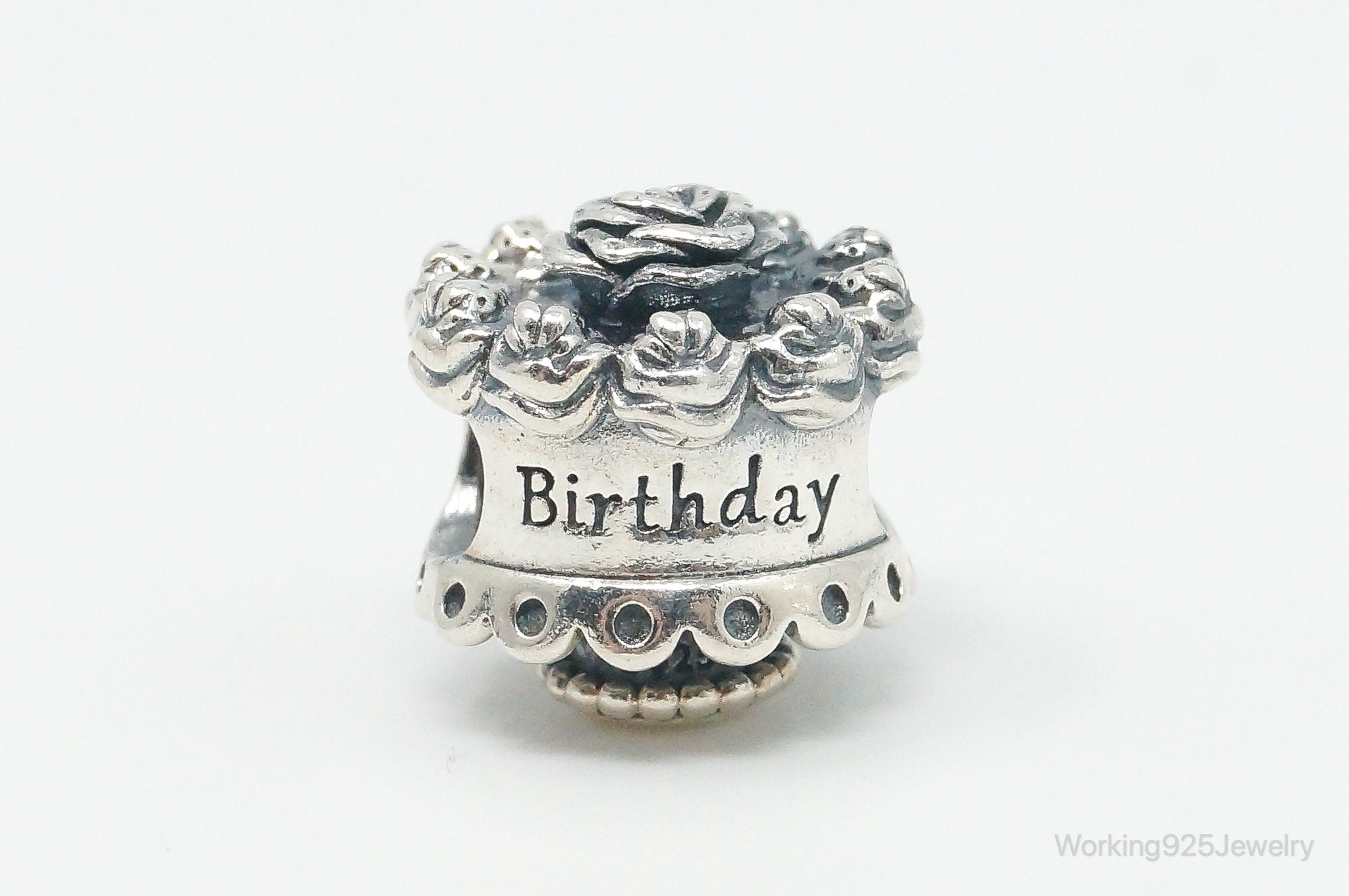 Authentic Pandora ALE Happy Birthday Cake Sterling Silver Charm