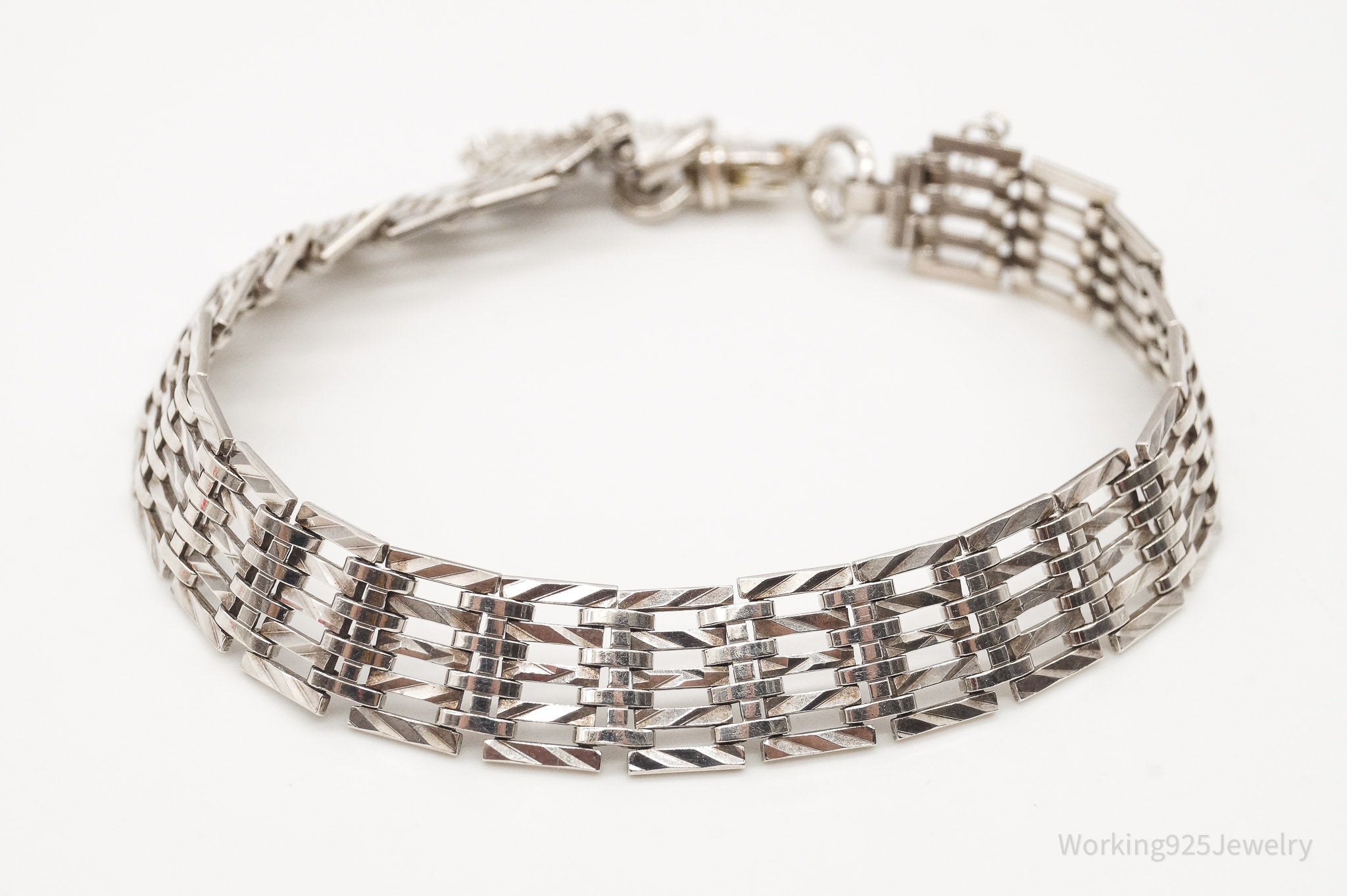 Vintage Birmingham Sterling Silver Bracelet