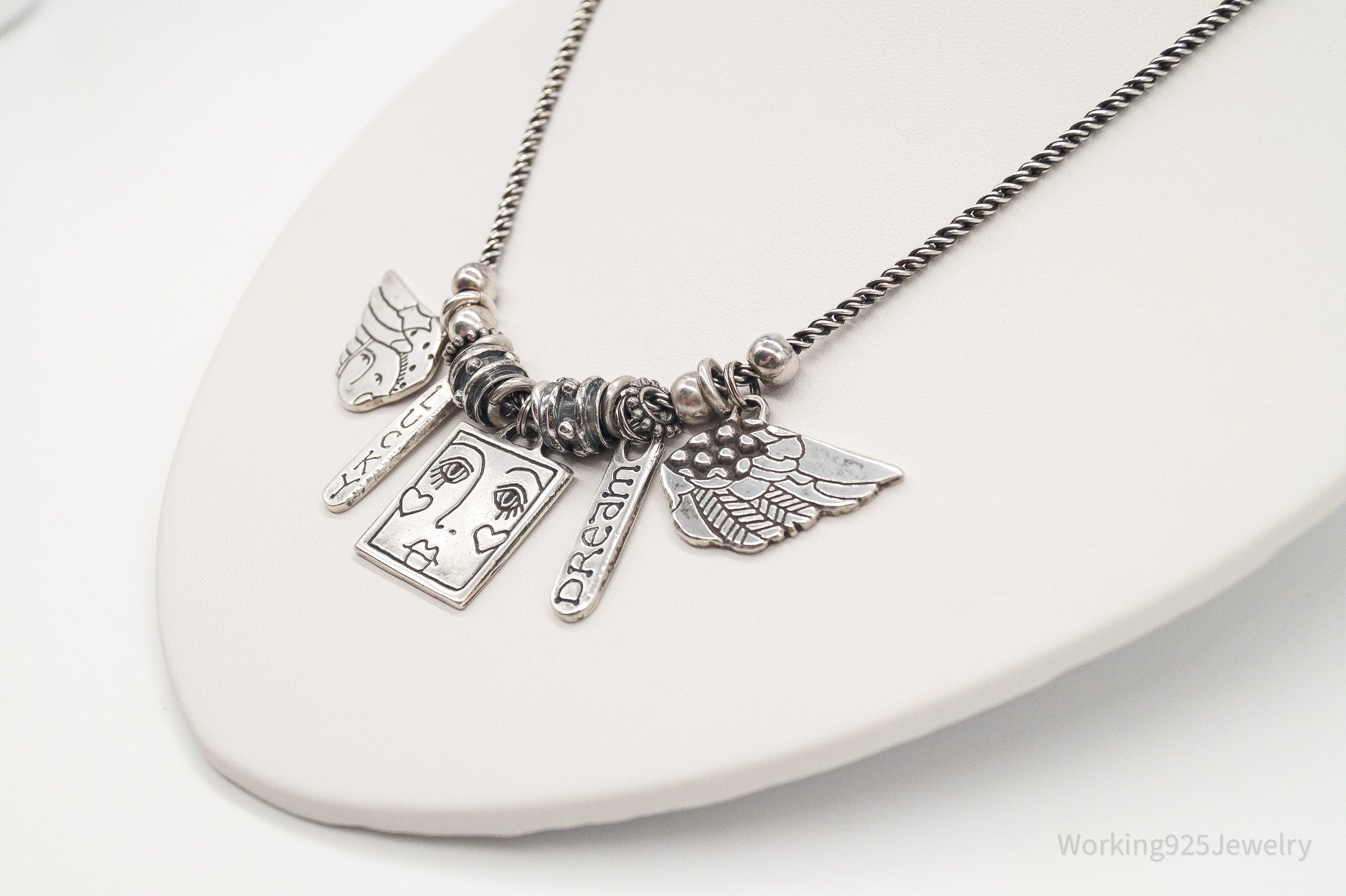 Designer PB "Lucky Dream" Sterling Silver Necklace