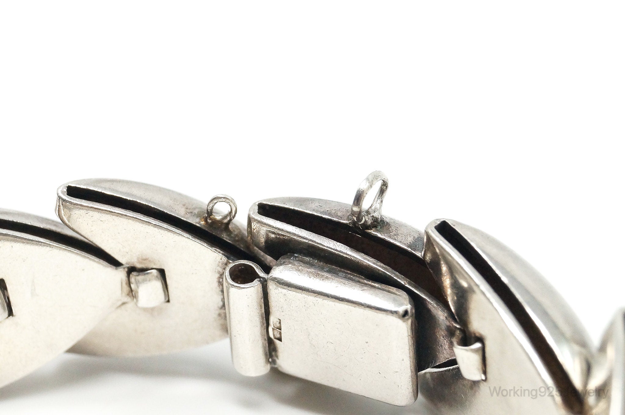 Vintage Designer LBP Modernist 800 Silver Bracelet