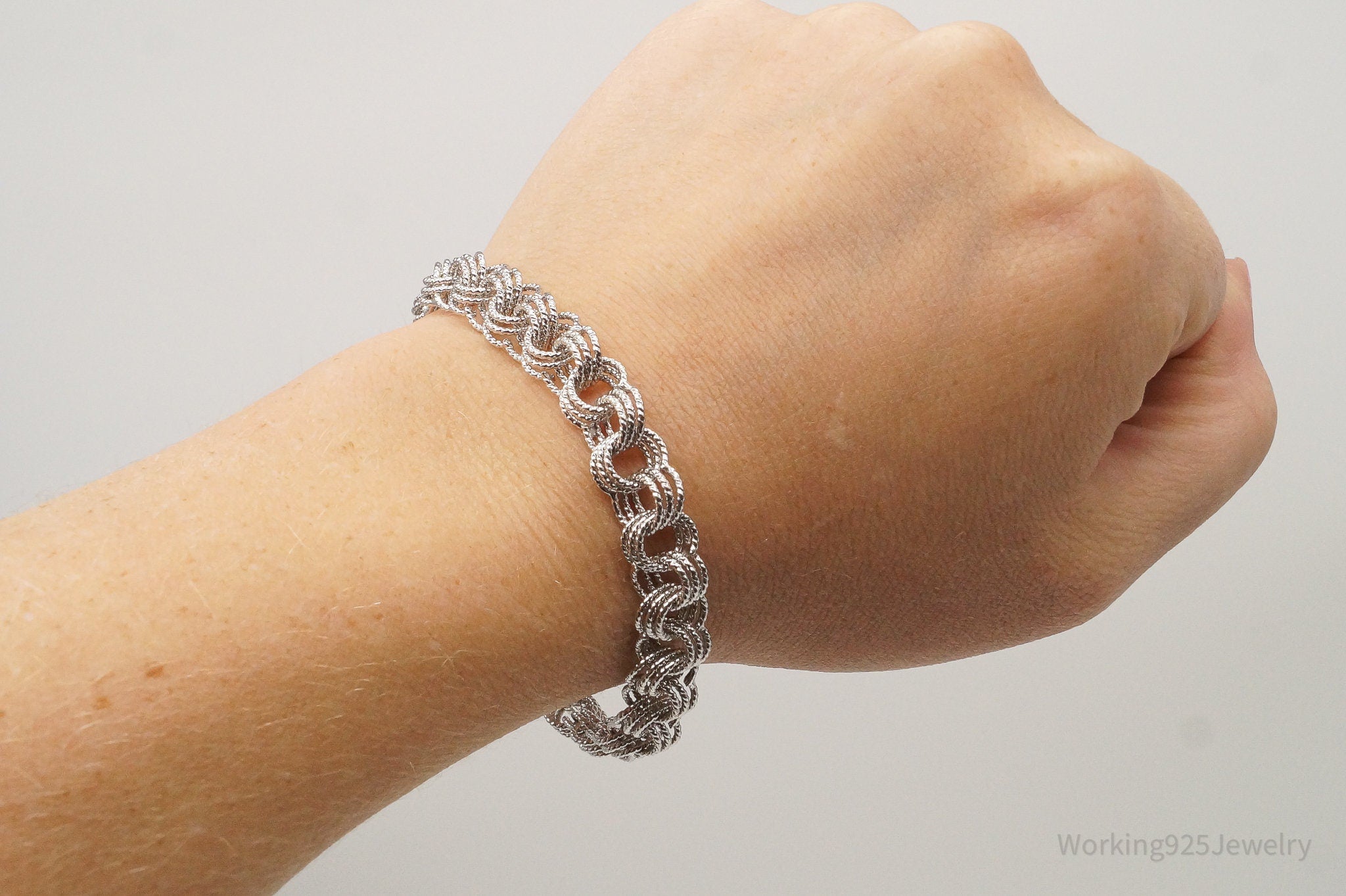 Antique Sterling Silver Chainlink Bracelet