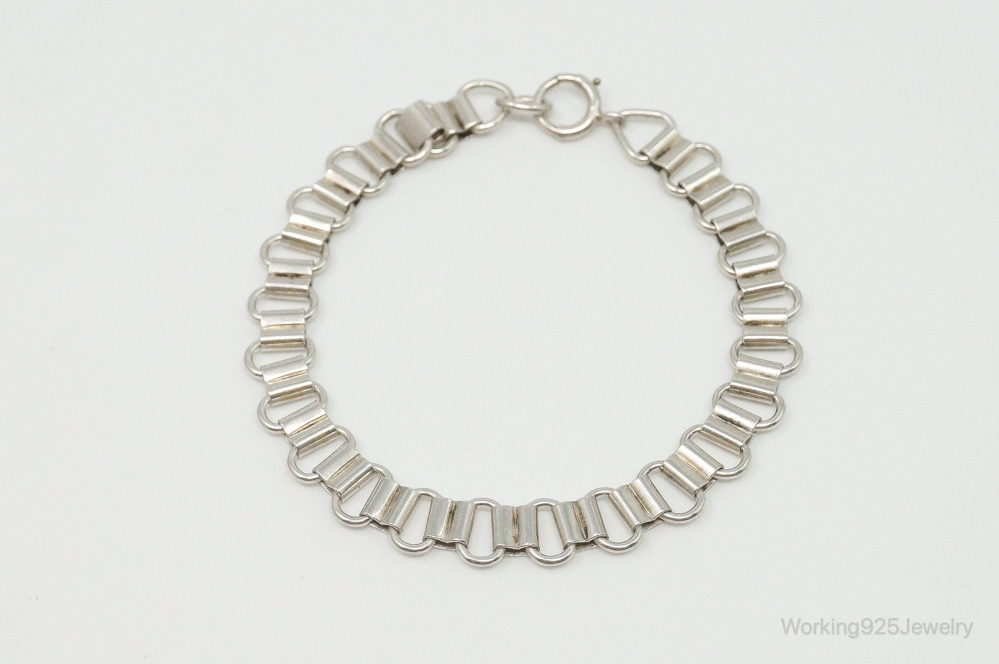 Antique Sterling Silver Chain Bracelet