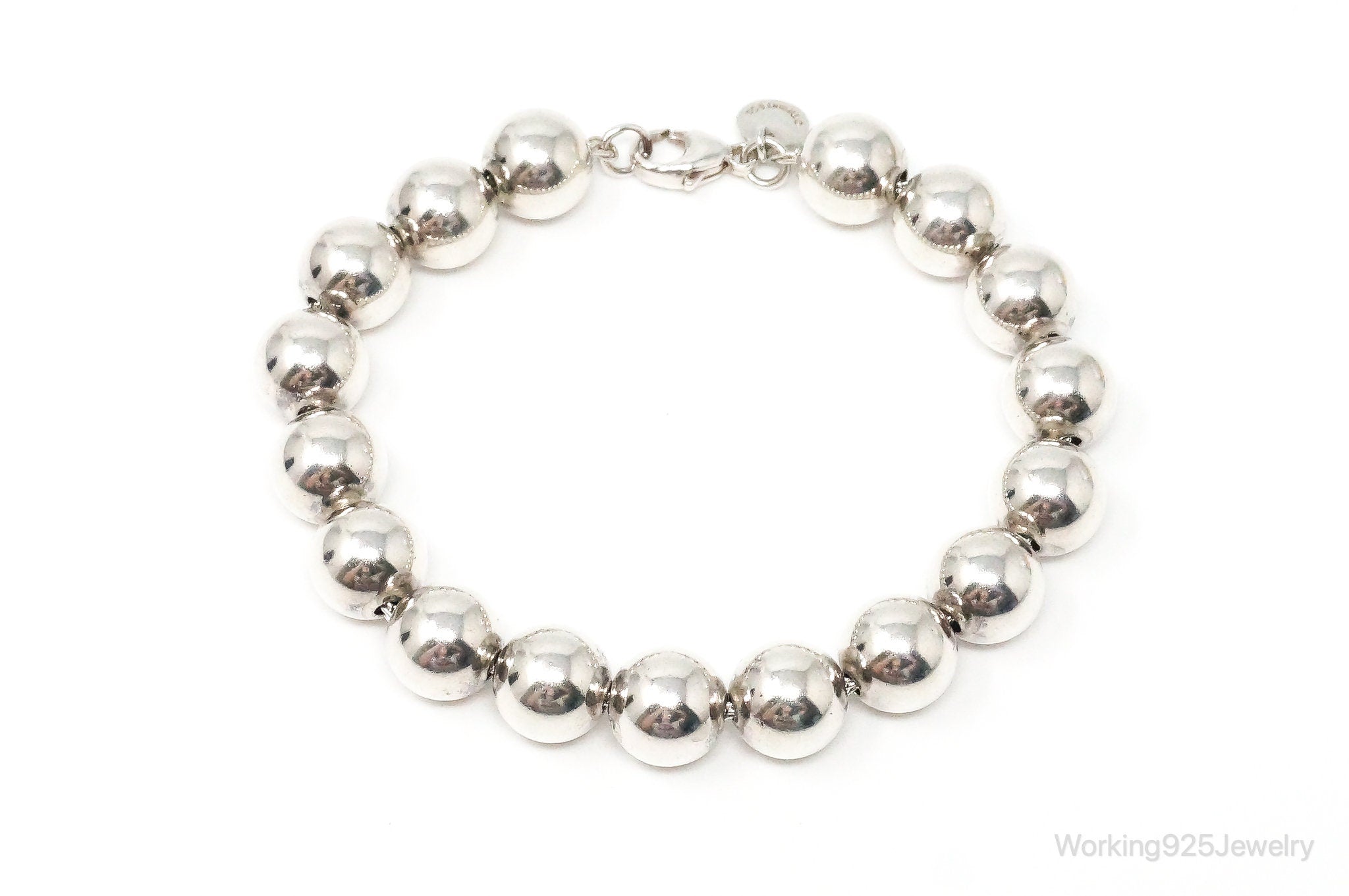 Designer Tiffany & Co HardWear Ball Sterling Silver Bracelet