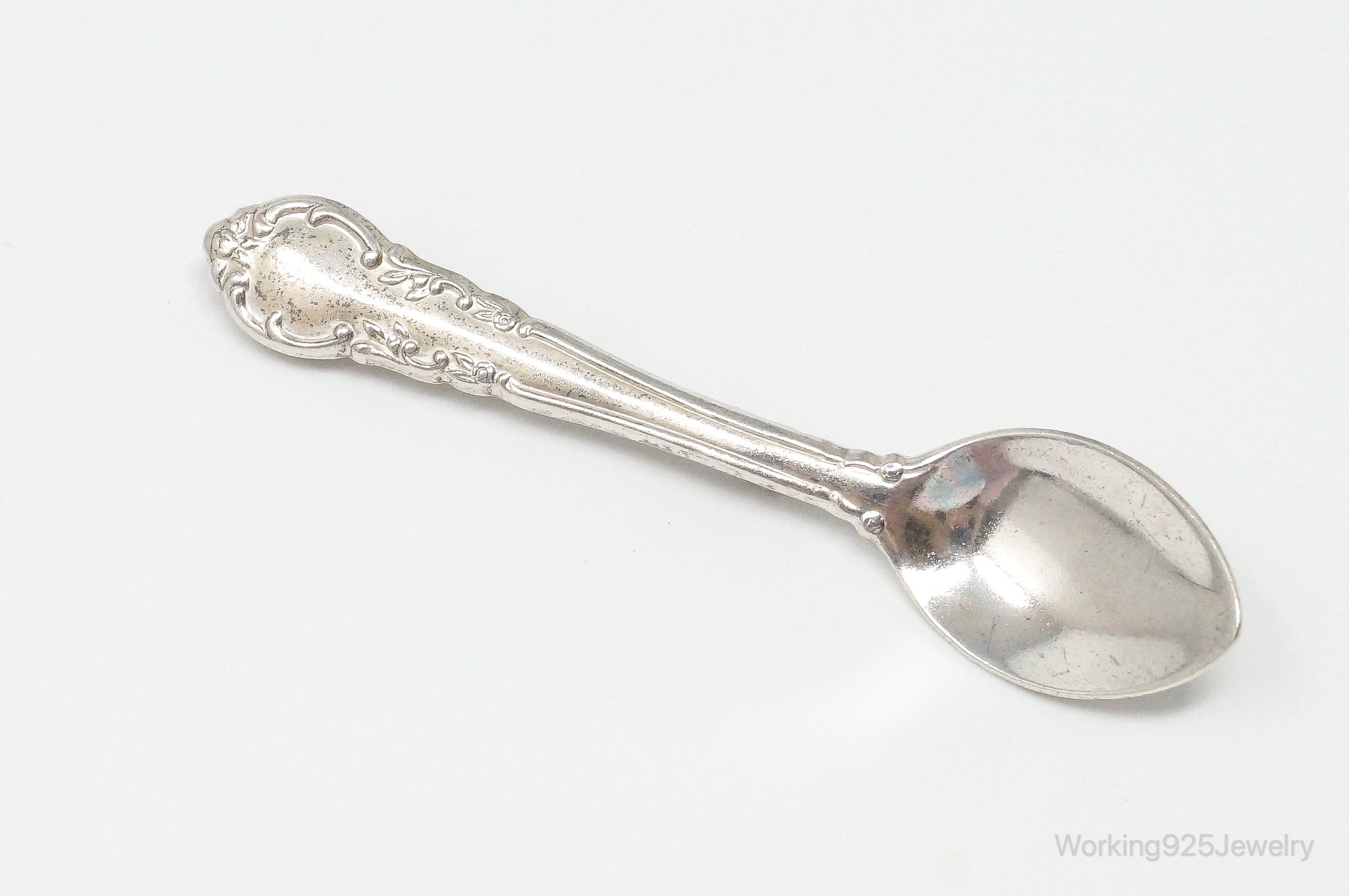 Antique Silverman Brothers Spoon Sterling Silver Brooch Pin