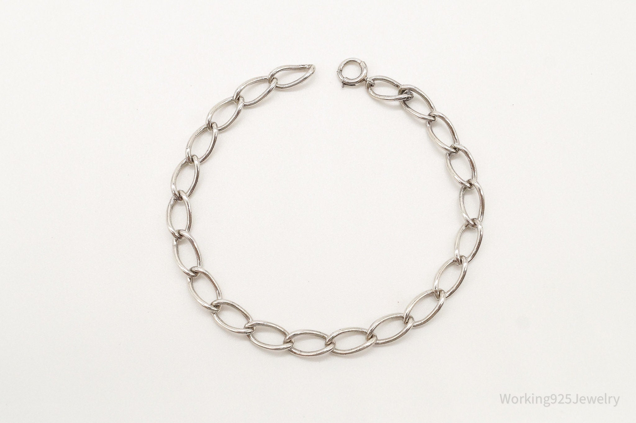 Antique Sterling Silver Chainlink Bracelet