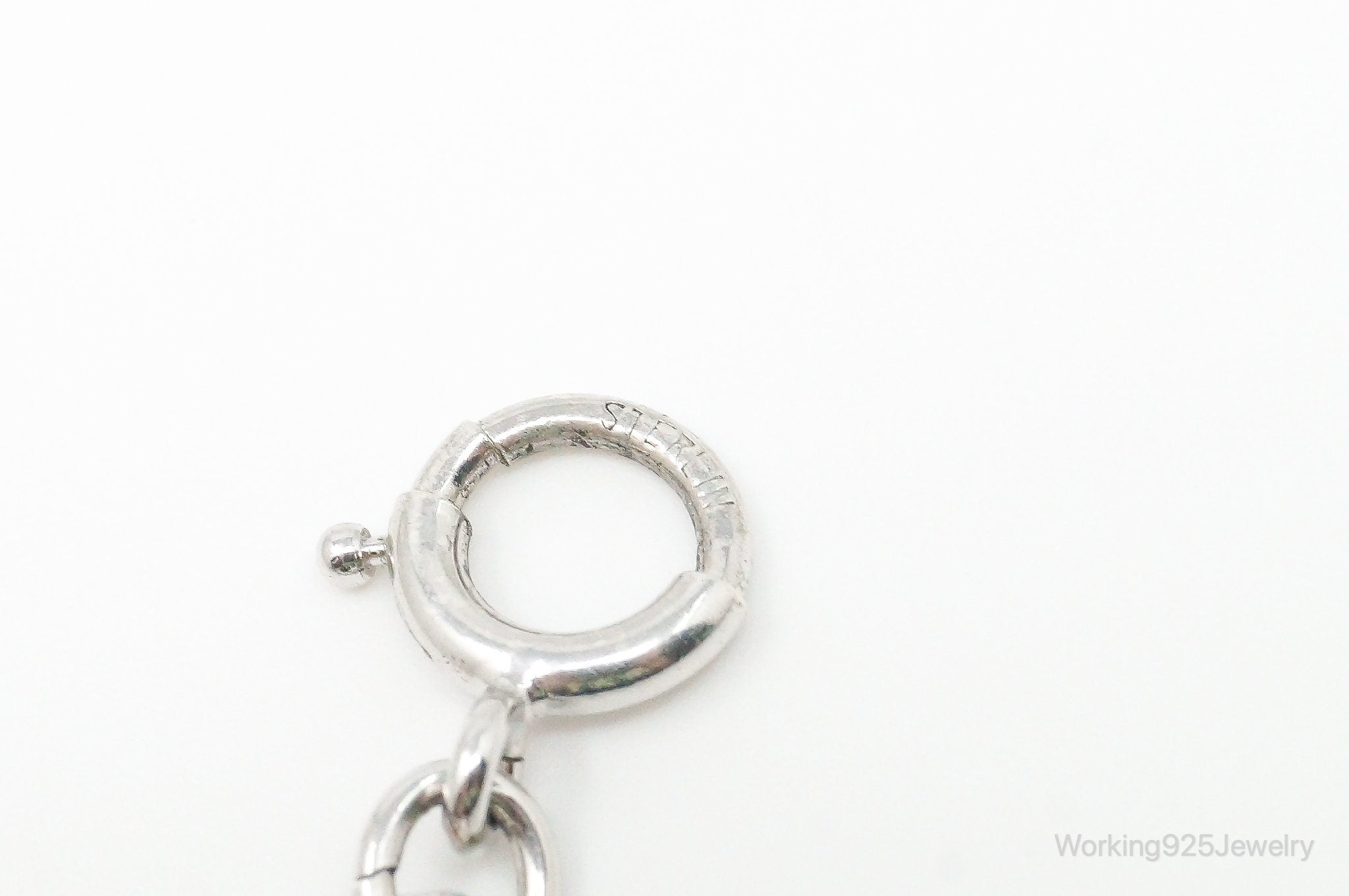 Antique Sterling Silver Chain Link Bracelet