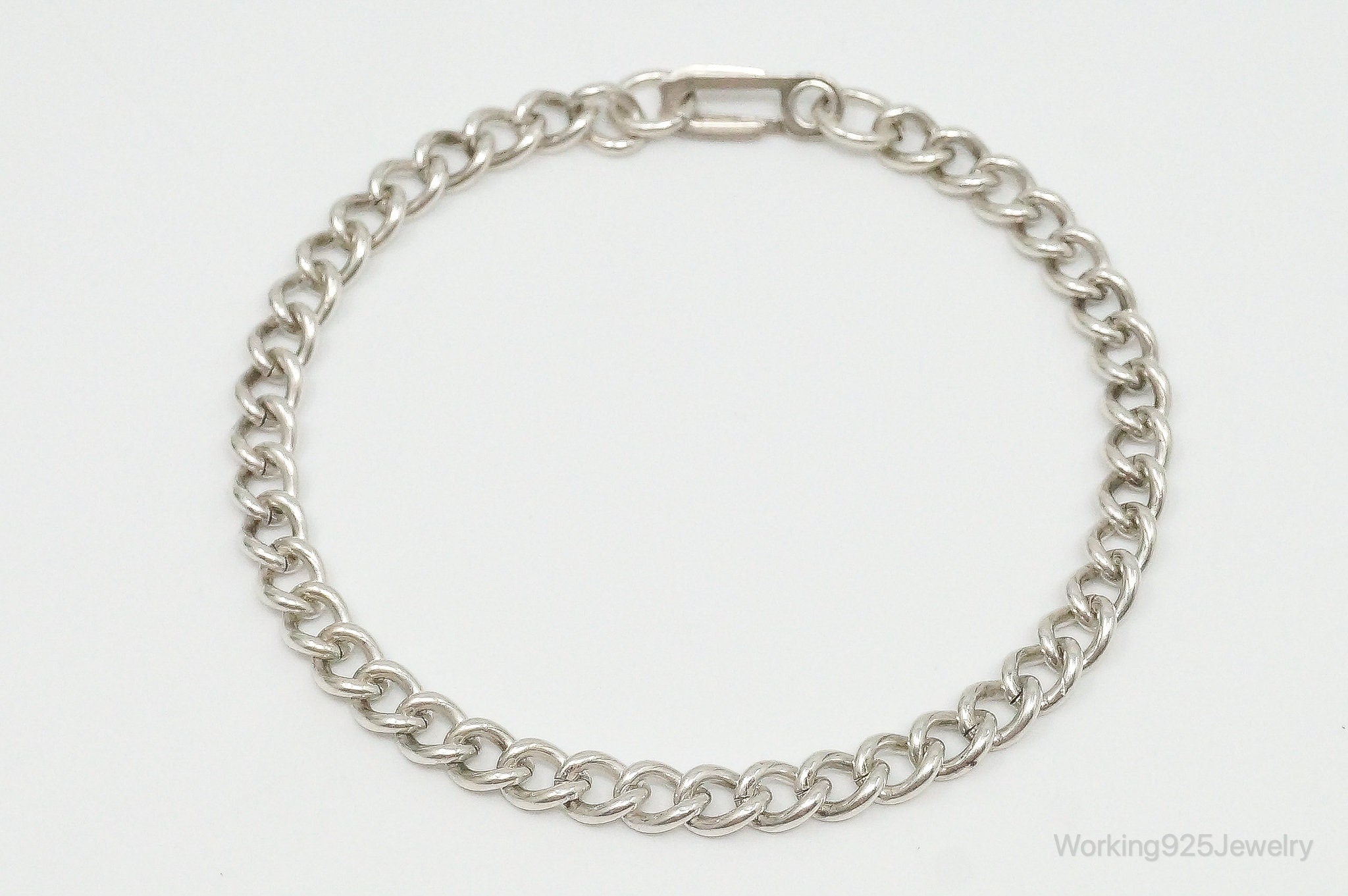 Antique Sterling Silver Chain Bracelet