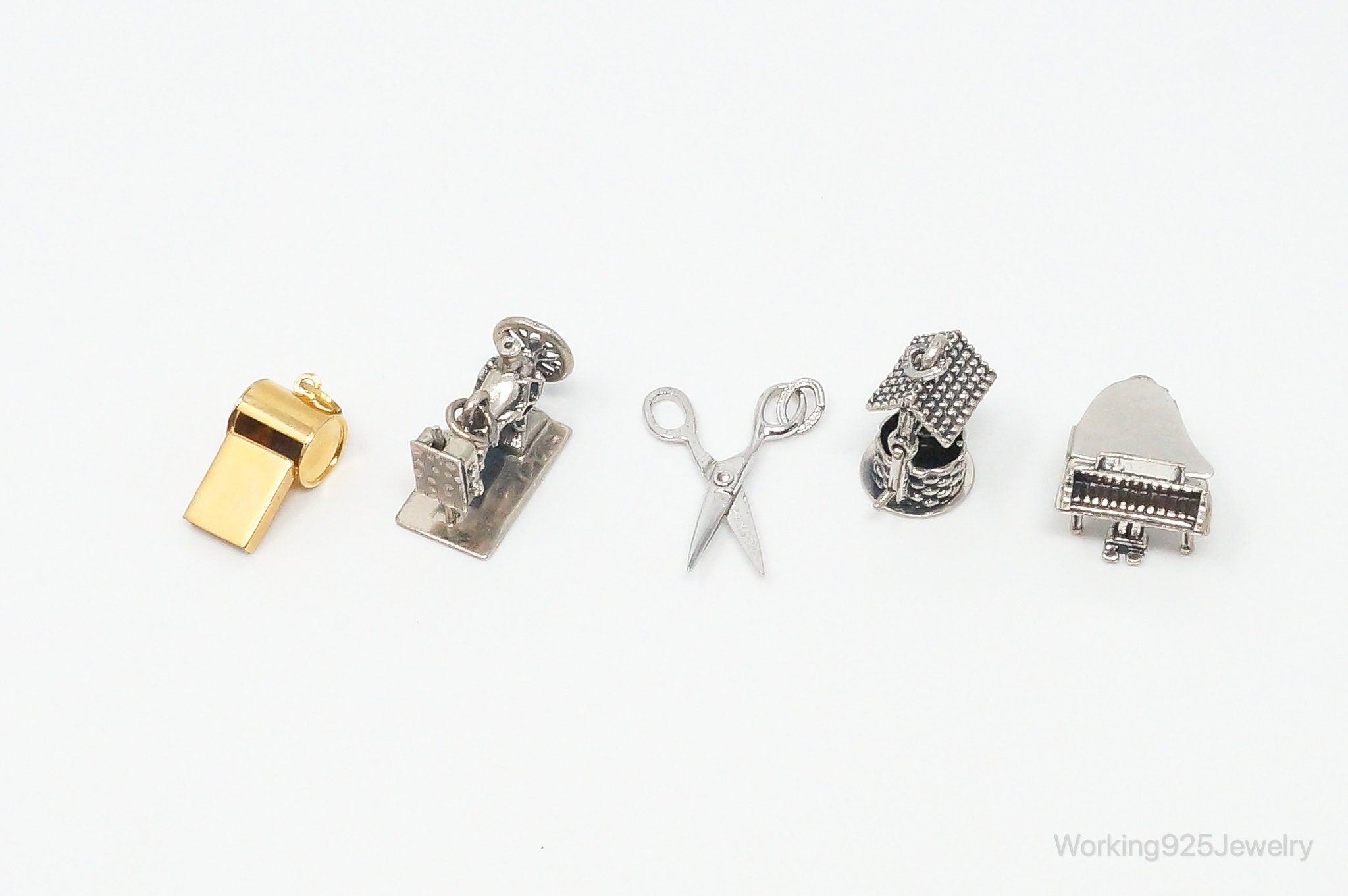 Vintage ATQ BEAU Sterling Silver Charms Lot