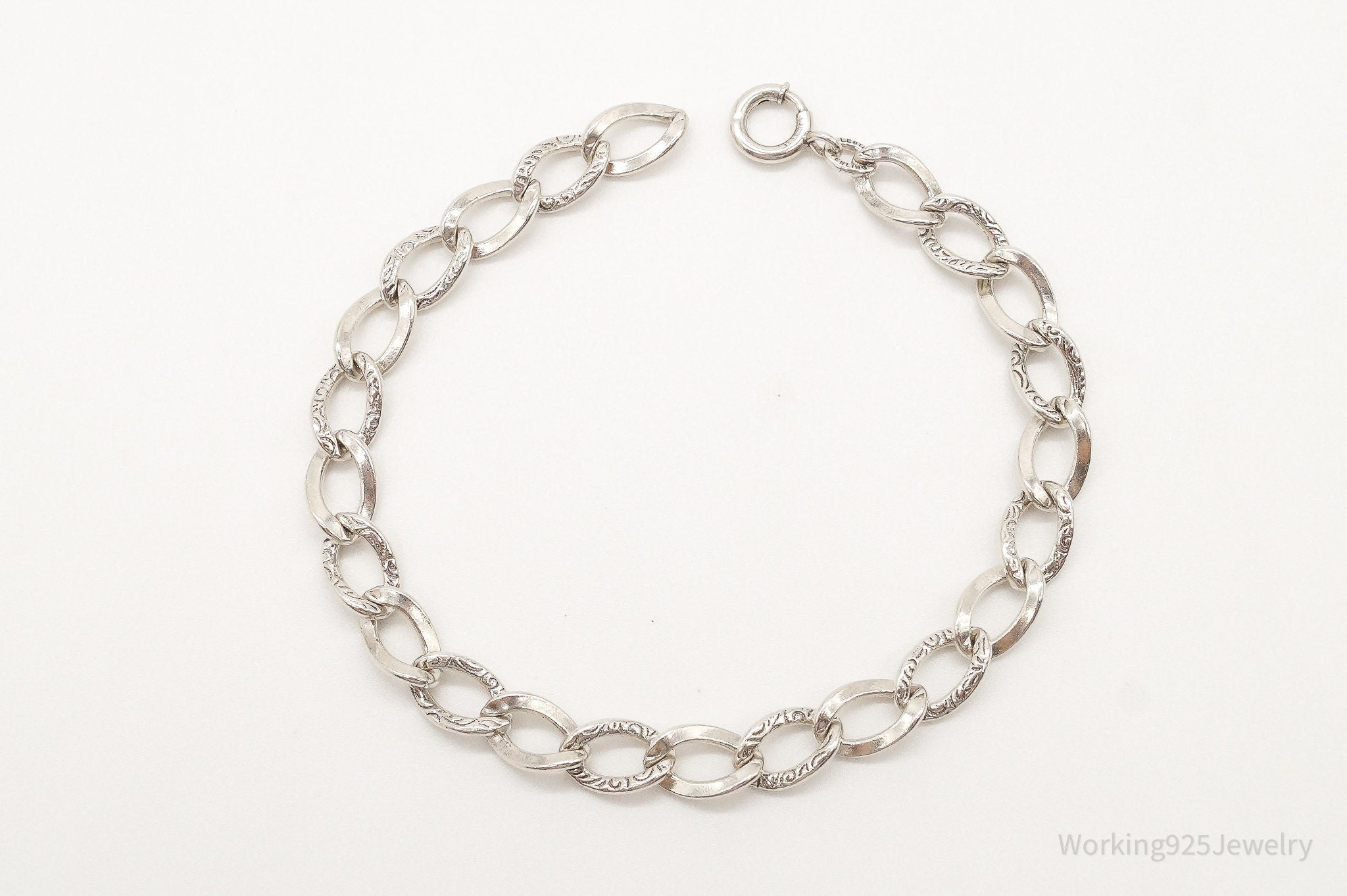 Antique Lestage Sterling Silver Chainlink Bracelet