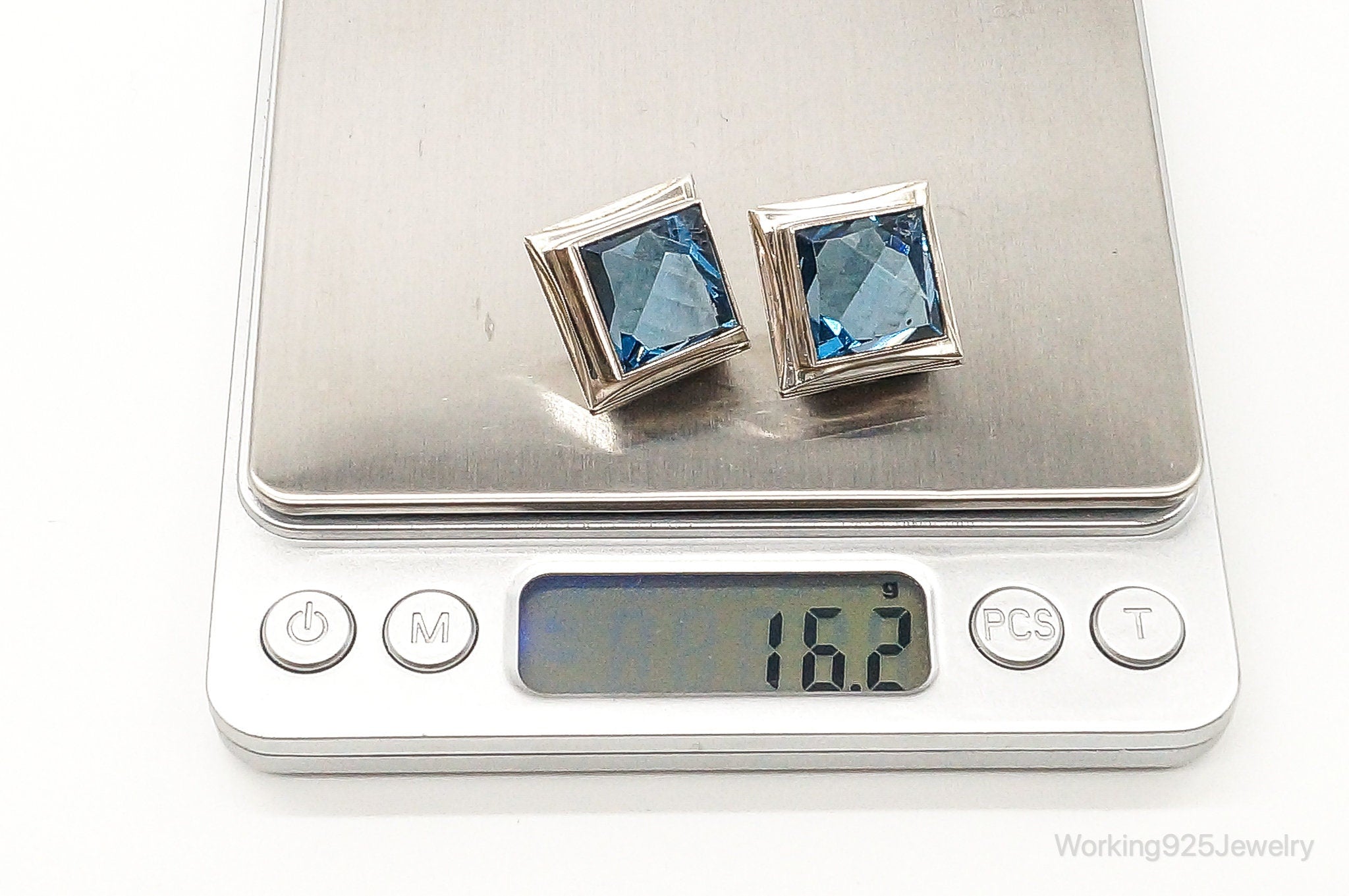 London Blue Topaz Sterling Silver Earrings