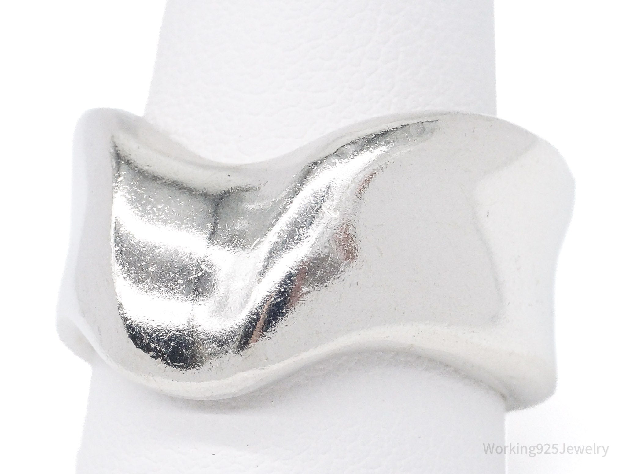 Vintage Designer Robert Lee Morris Sterling Silver Ring - Size 9.5