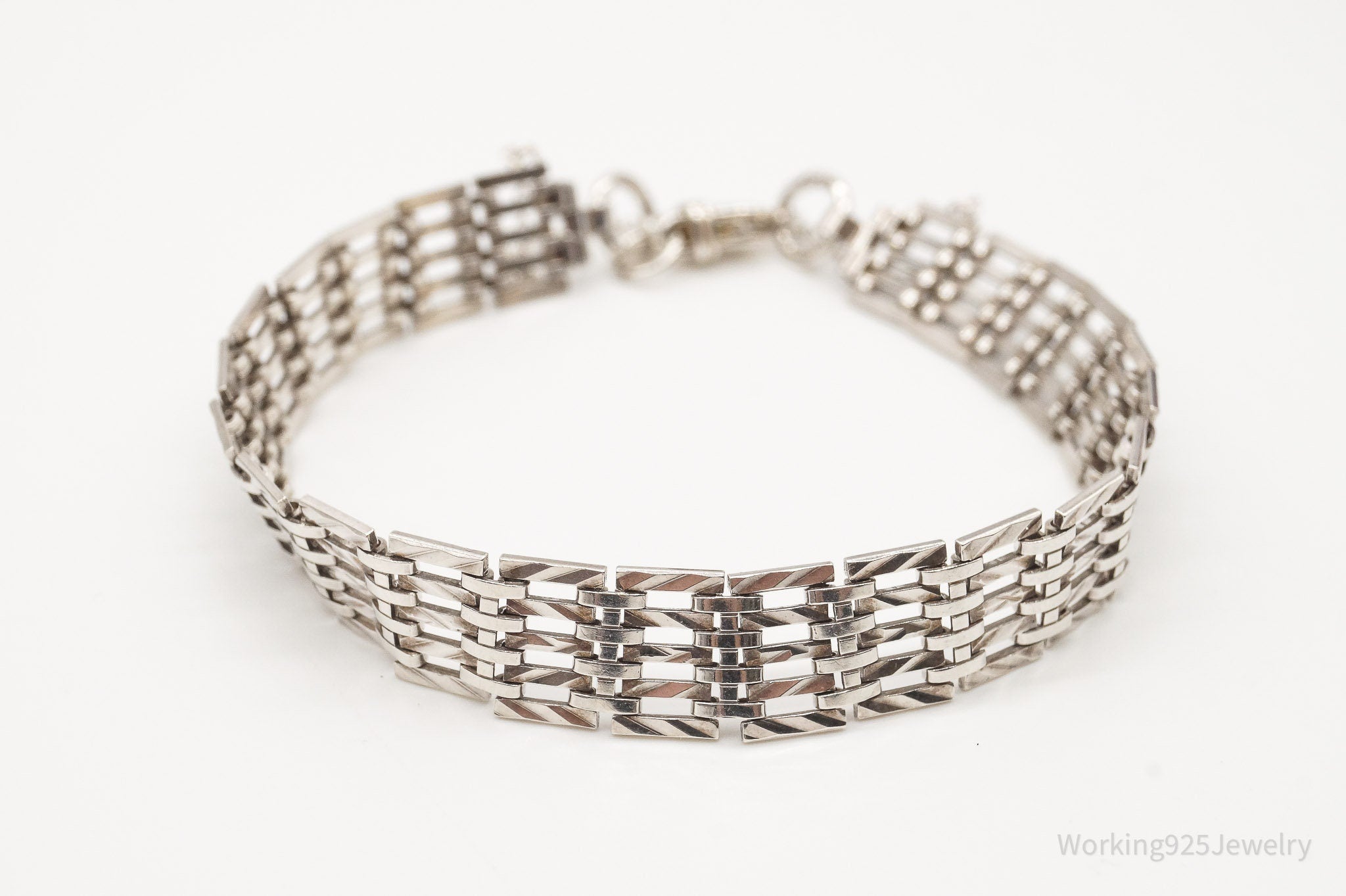 Vintage Birmingham Sterling Silver Bracelet