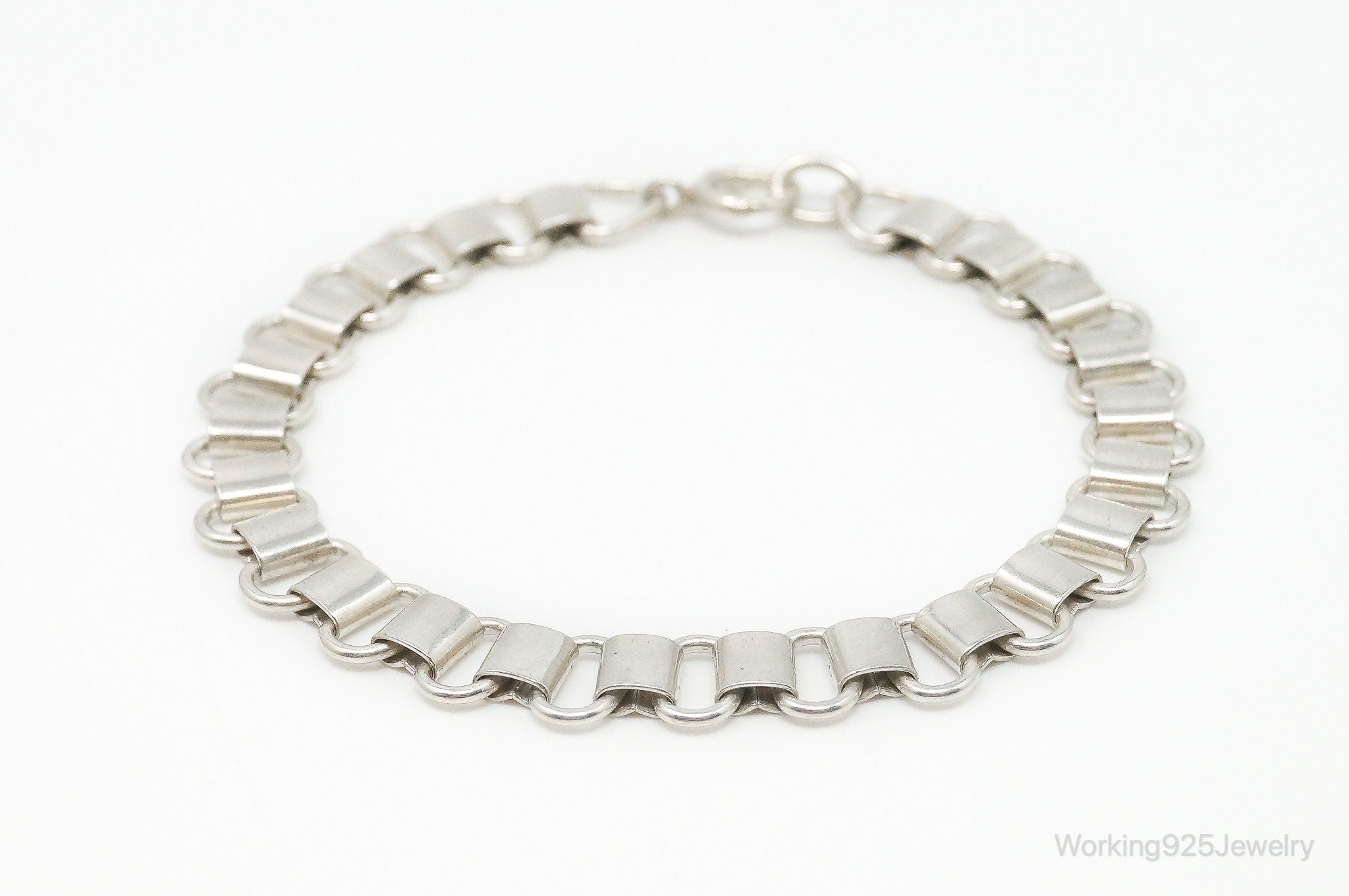 Antique Sterling Silver Chain Bracelet