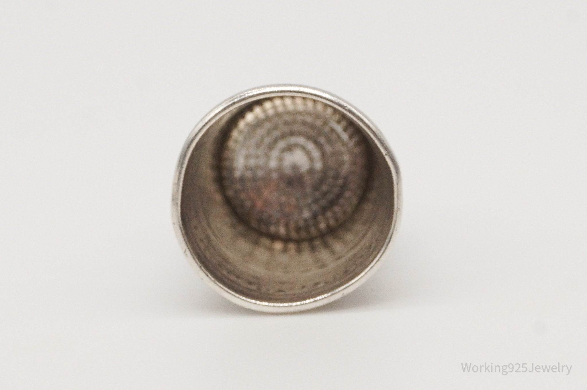 Antique Dome Sterling Silver Thimble