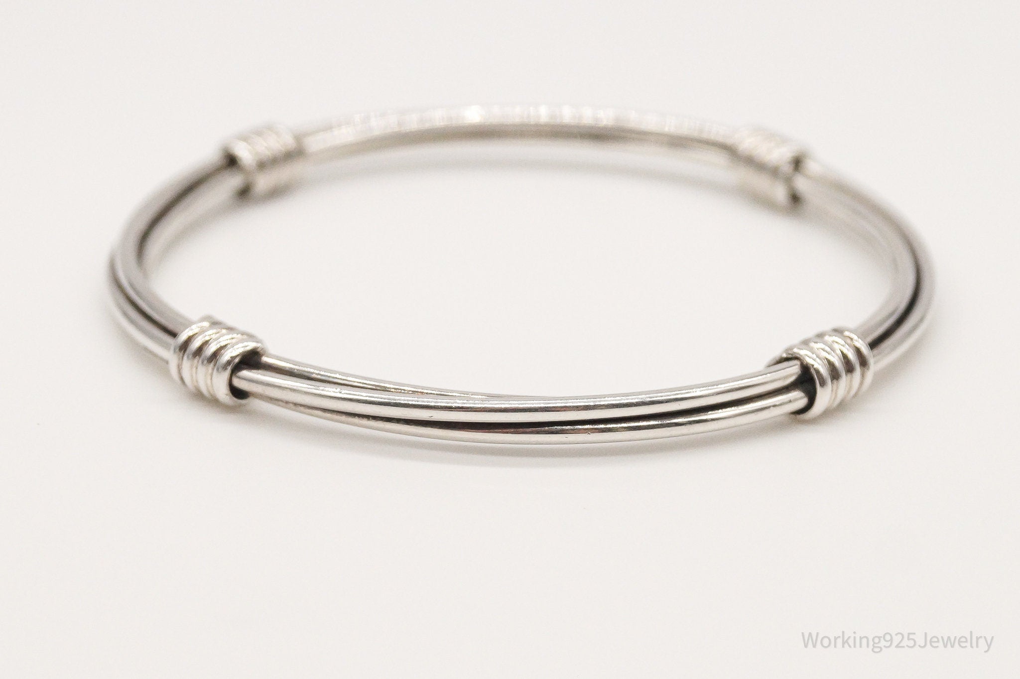 Designer BA Suarti Sterling Silver Bangle Bracelet