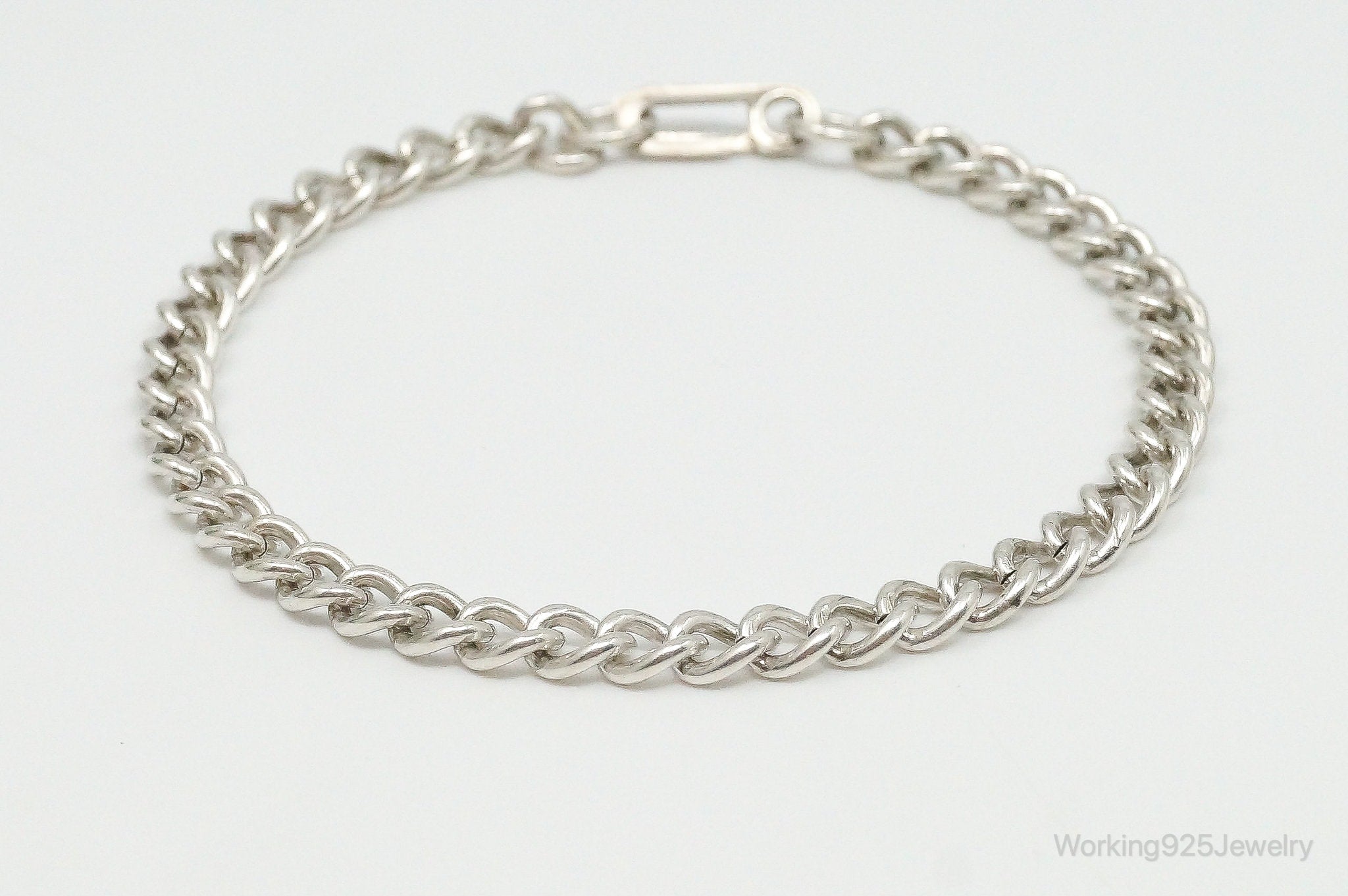 Antique Sterling Silver Chain Bracelet