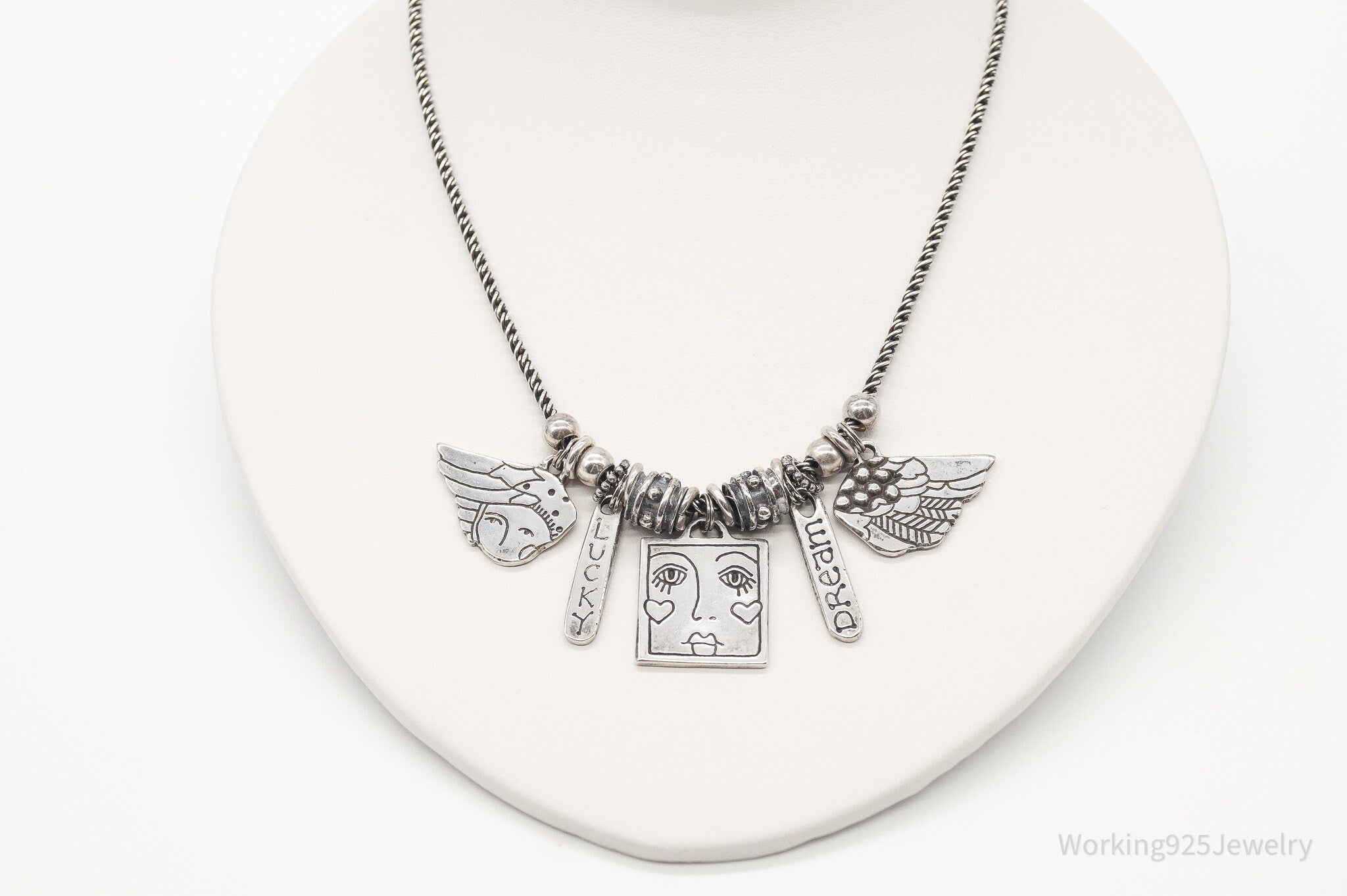 Designer PB "Lucky Dream" Sterling Silver Necklace