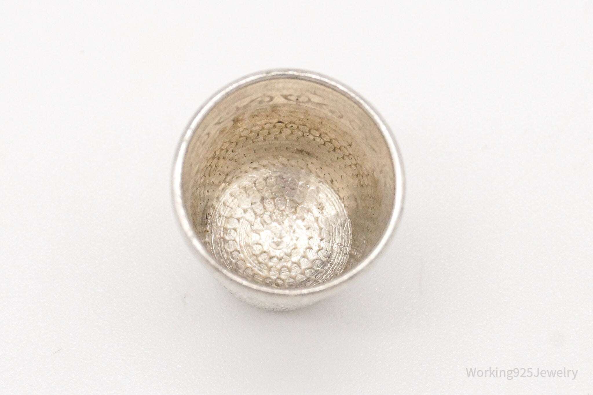 Victorian Antique Sterling Silver Thimble