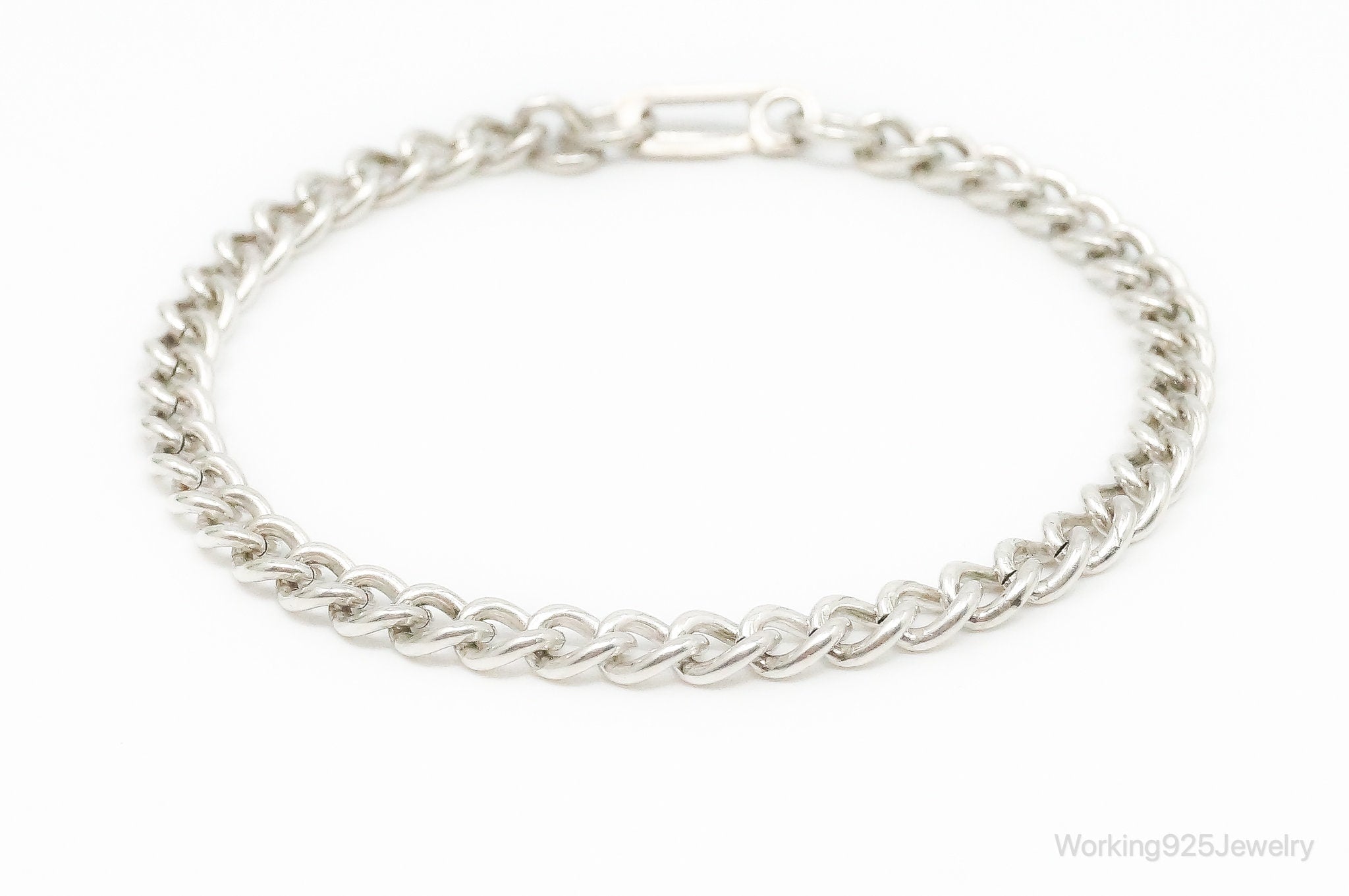 Antique Sterling Silver Chain Bracelet