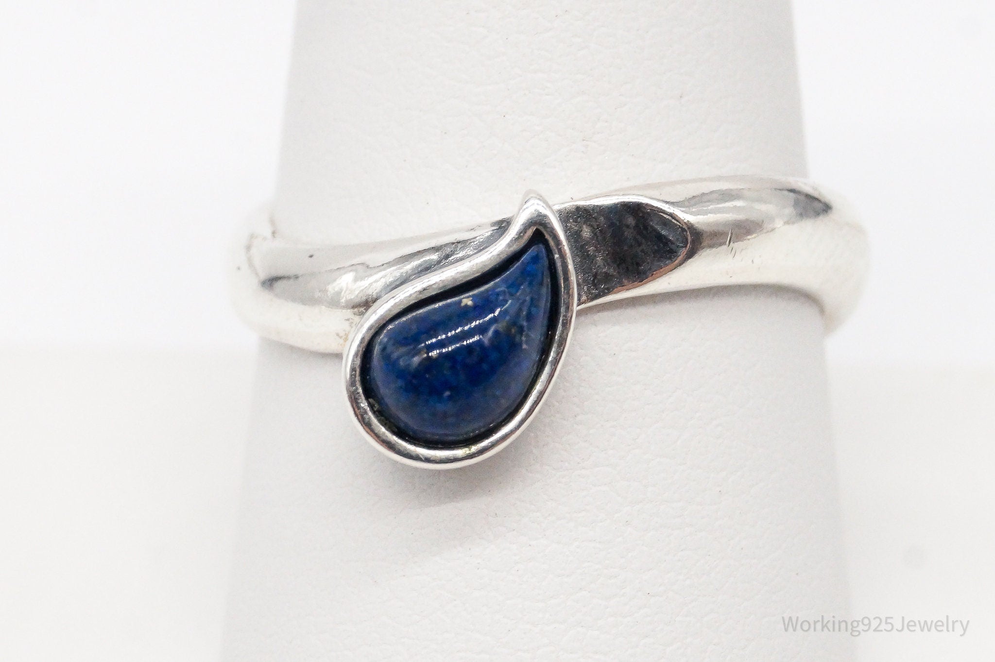 Vintage Carolyn Pollack Relios Lapis Lazuli Sterling Silver Ring - Size 9.25