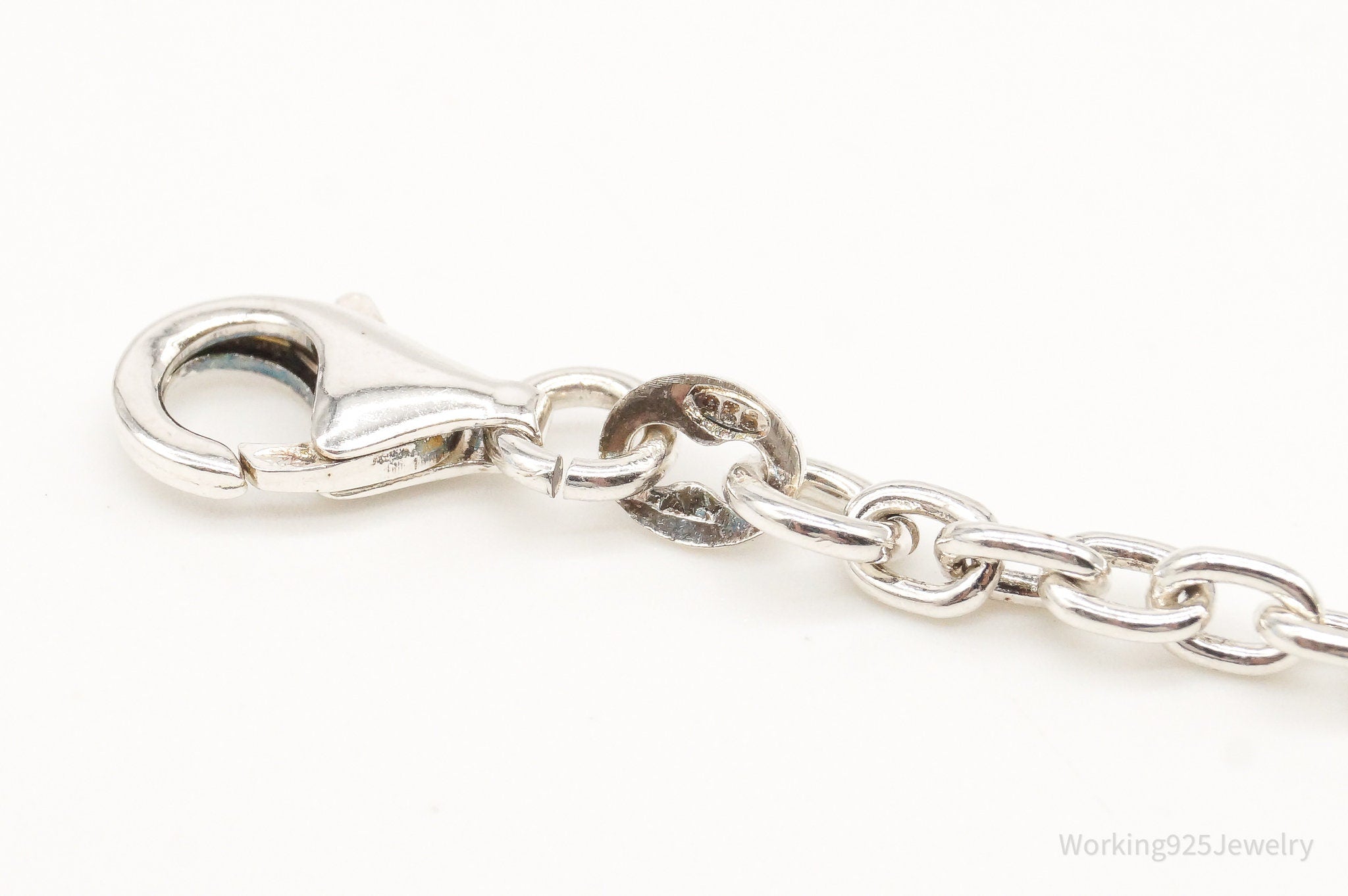 Vintage Elephants & Star Sterling Silver Bracelet